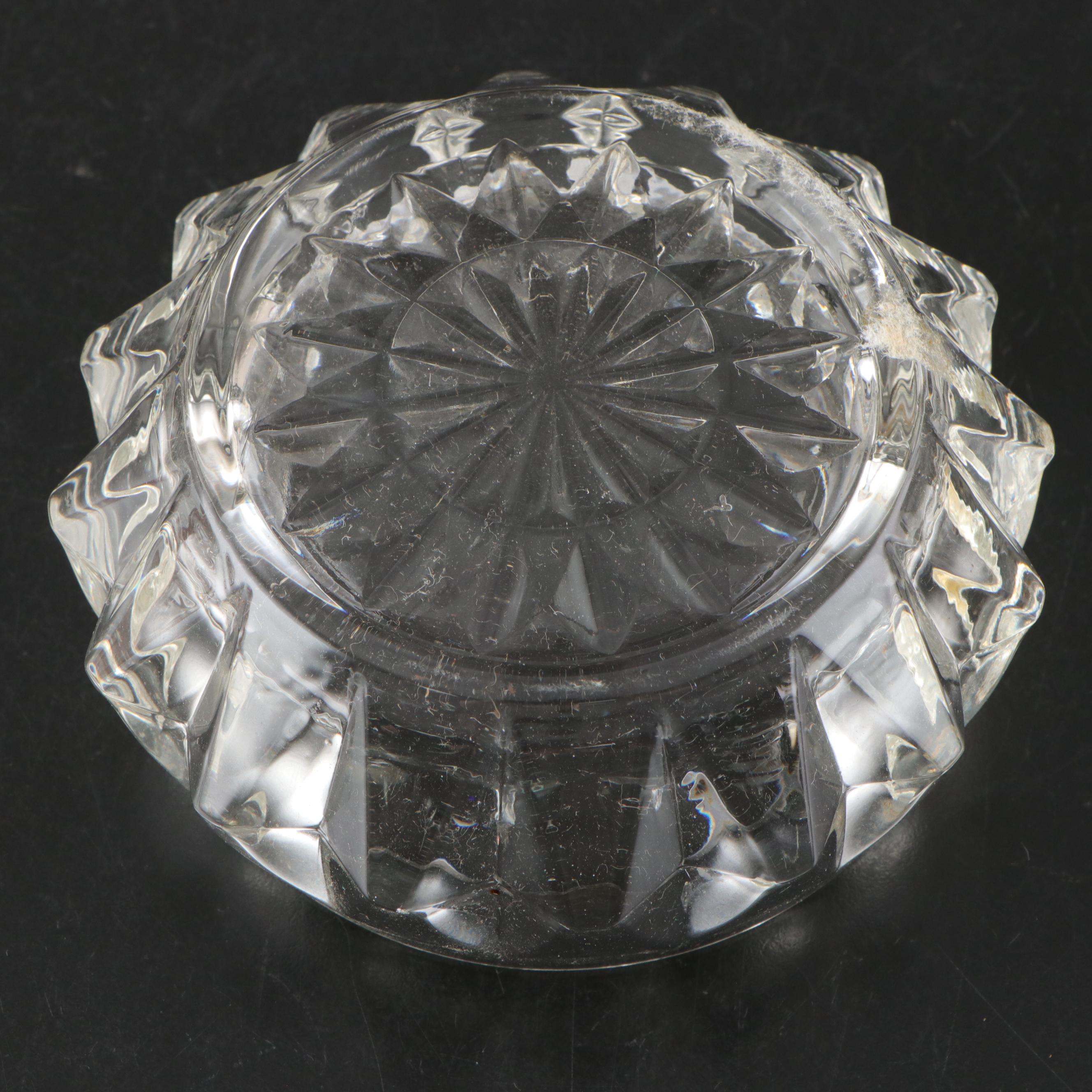 Westmoreland "Roselin" Glass Bowl with More Pressed and Etched Glass Table Décor