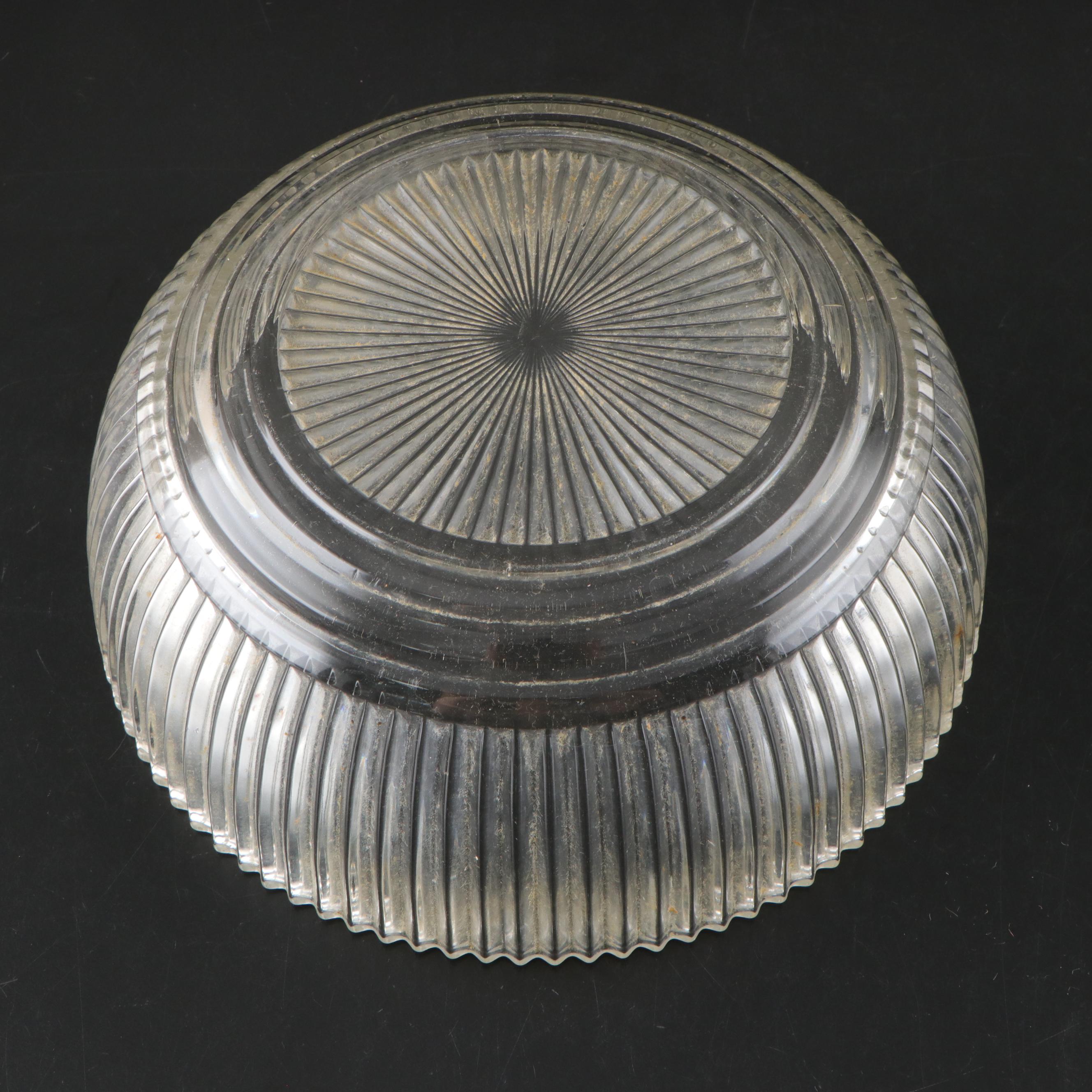 Westmoreland "Roselin" Glass Bowl with More Pressed and Etched Glass Table Décor