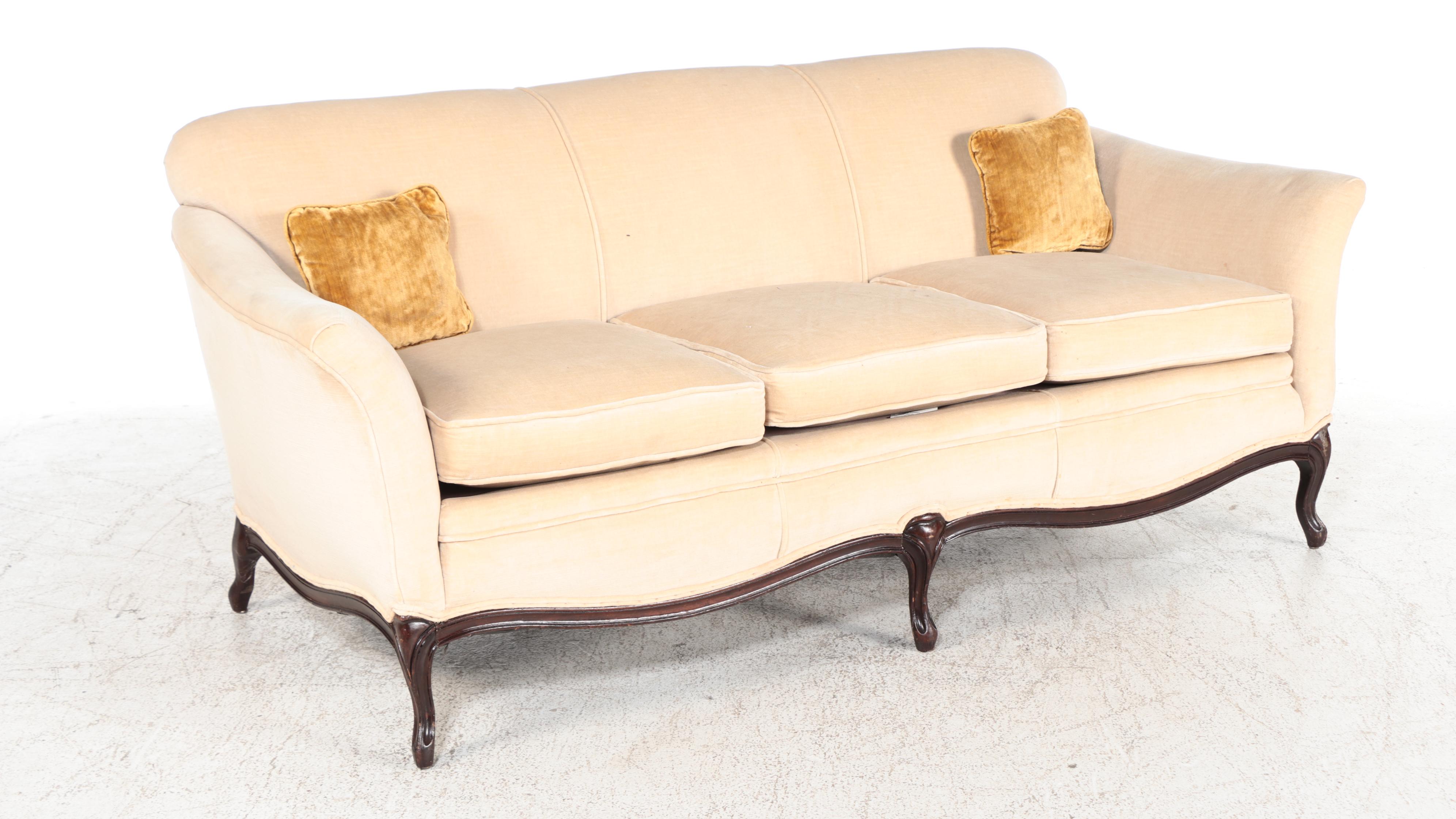 Hansgen Furniture & Upholstering French Provincial Style Sofa