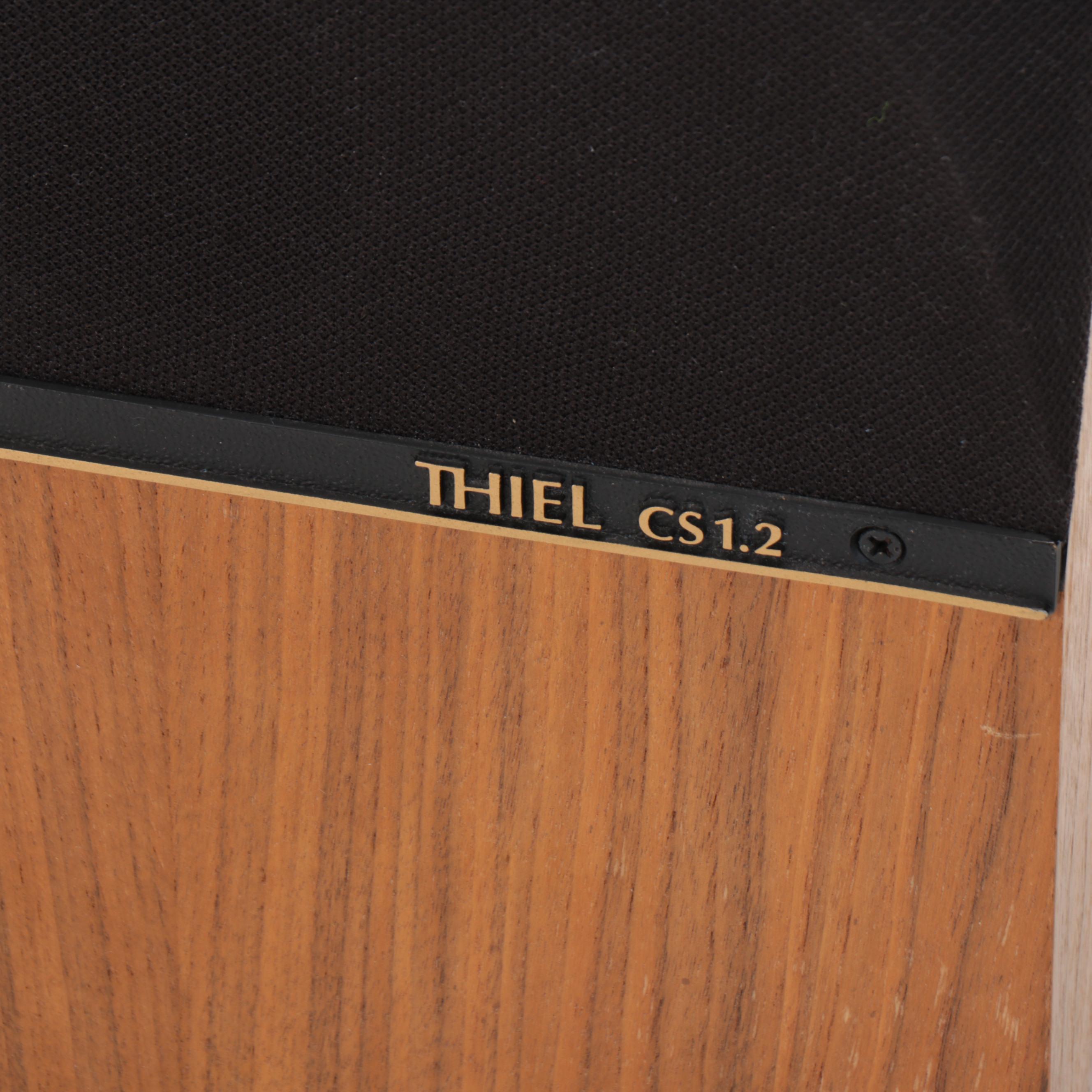 Thiel  CS 1.2  Floor Standing Walnut Veneer Audiophile Loudspeakers