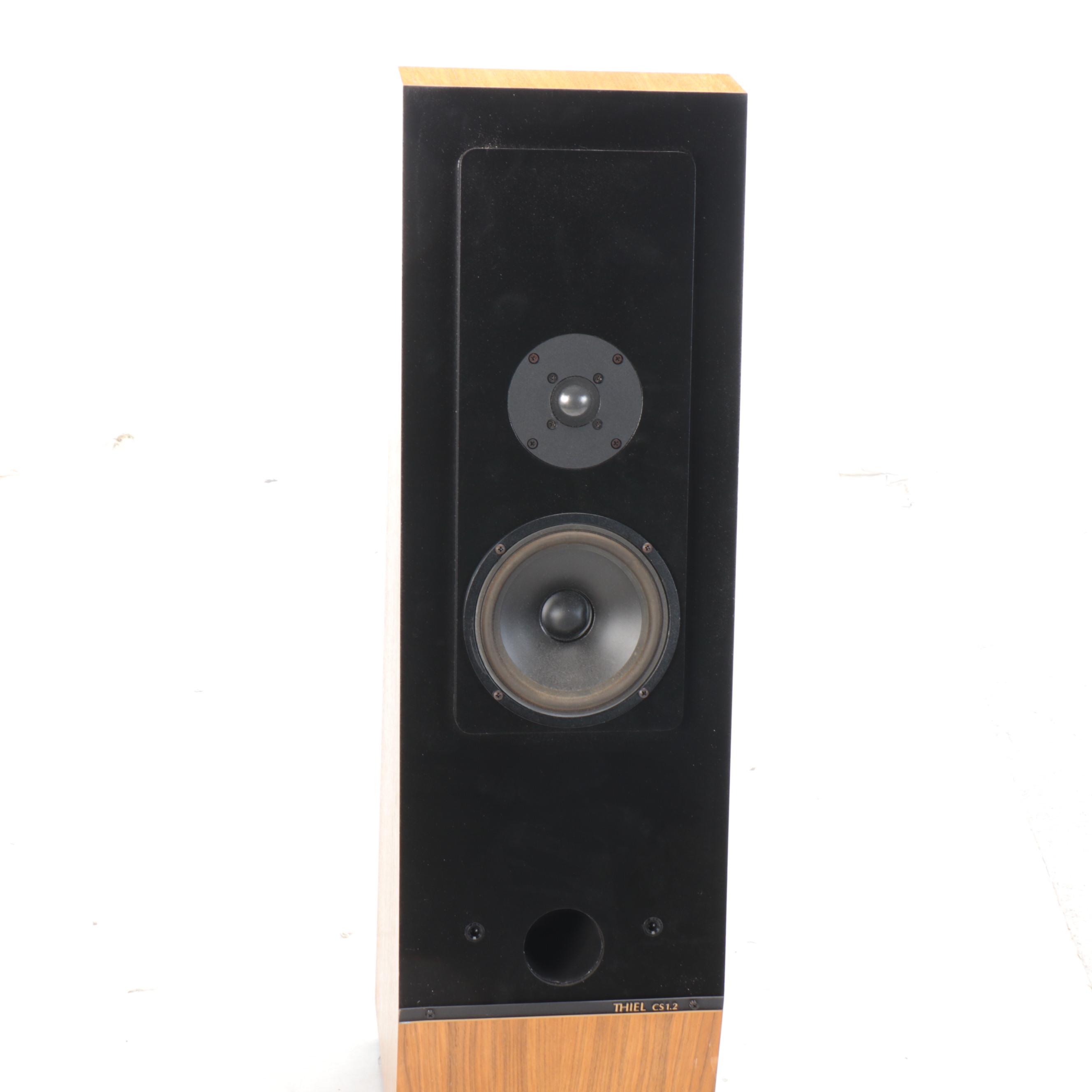 Thiel  CS 1.2  Floor Standing Walnut Veneer Audiophile Loudspeakers