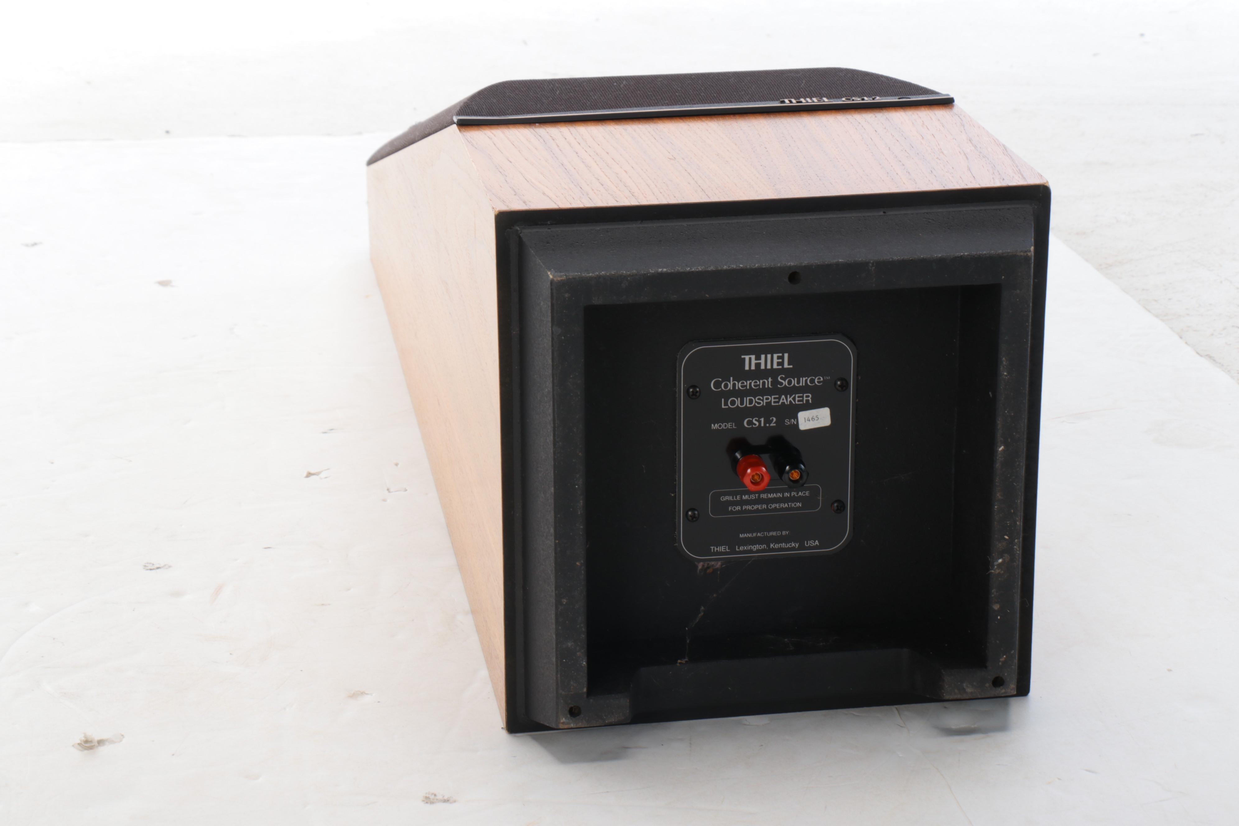 Thiel  CS 1.2  Floor Standing Walnut Veneer Audiophile Loudspeakers