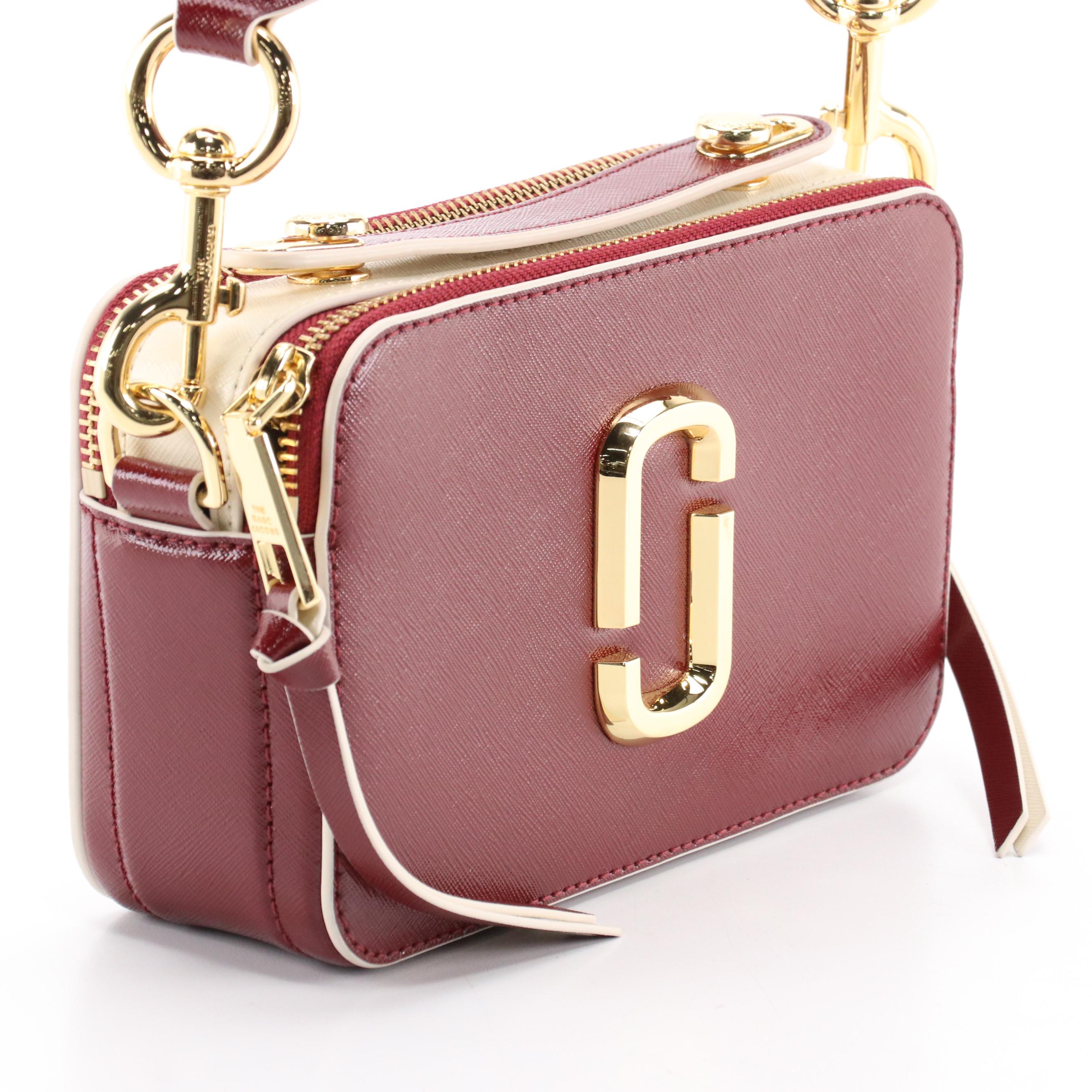 Marc Jacobs The Sure Shot Bicolor Saffiano Leather Camera Bag