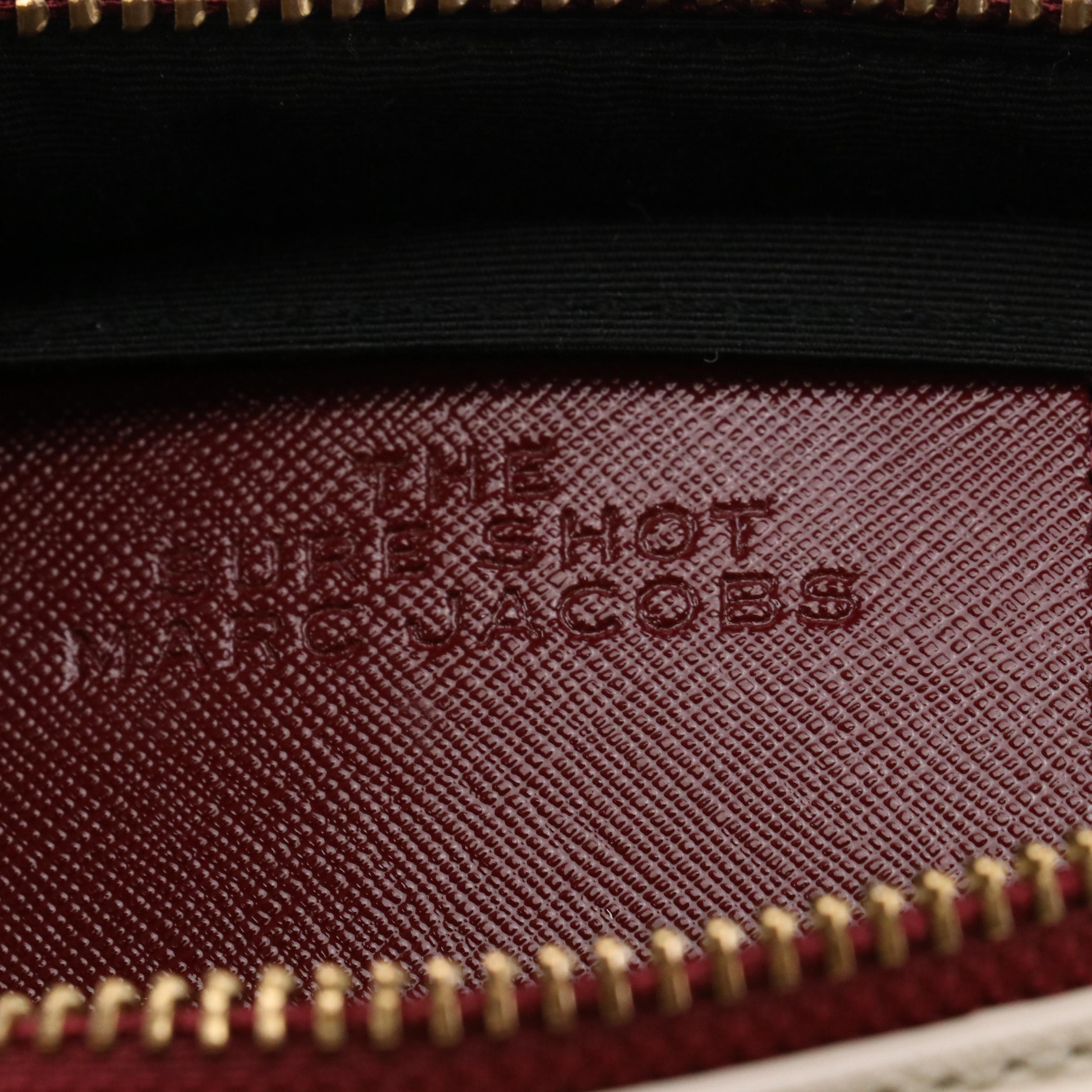 Marc Jacobs The Sure Shot Bicolor Saffiano Leather Camera Bag