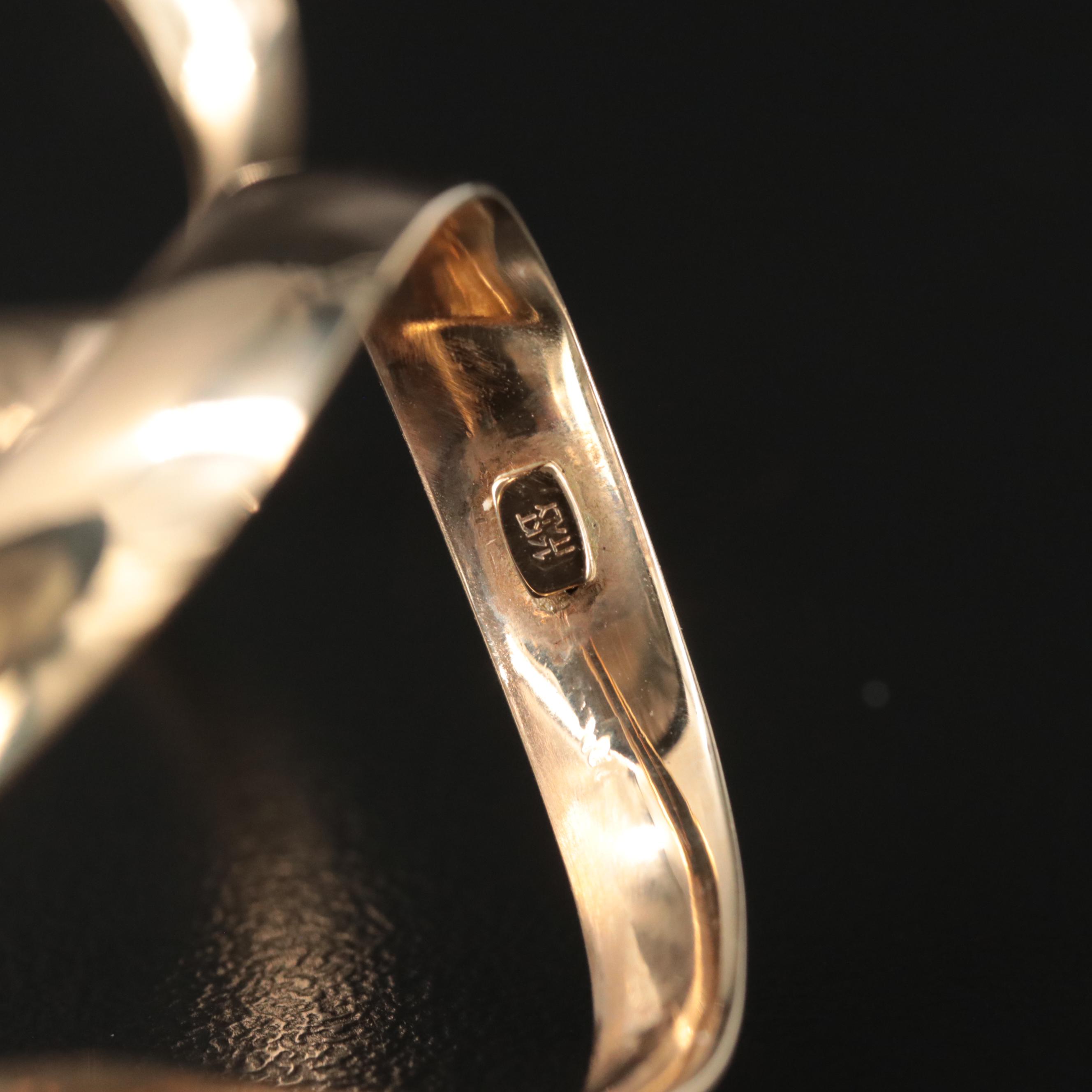 14K Italian Cuff Bracelet