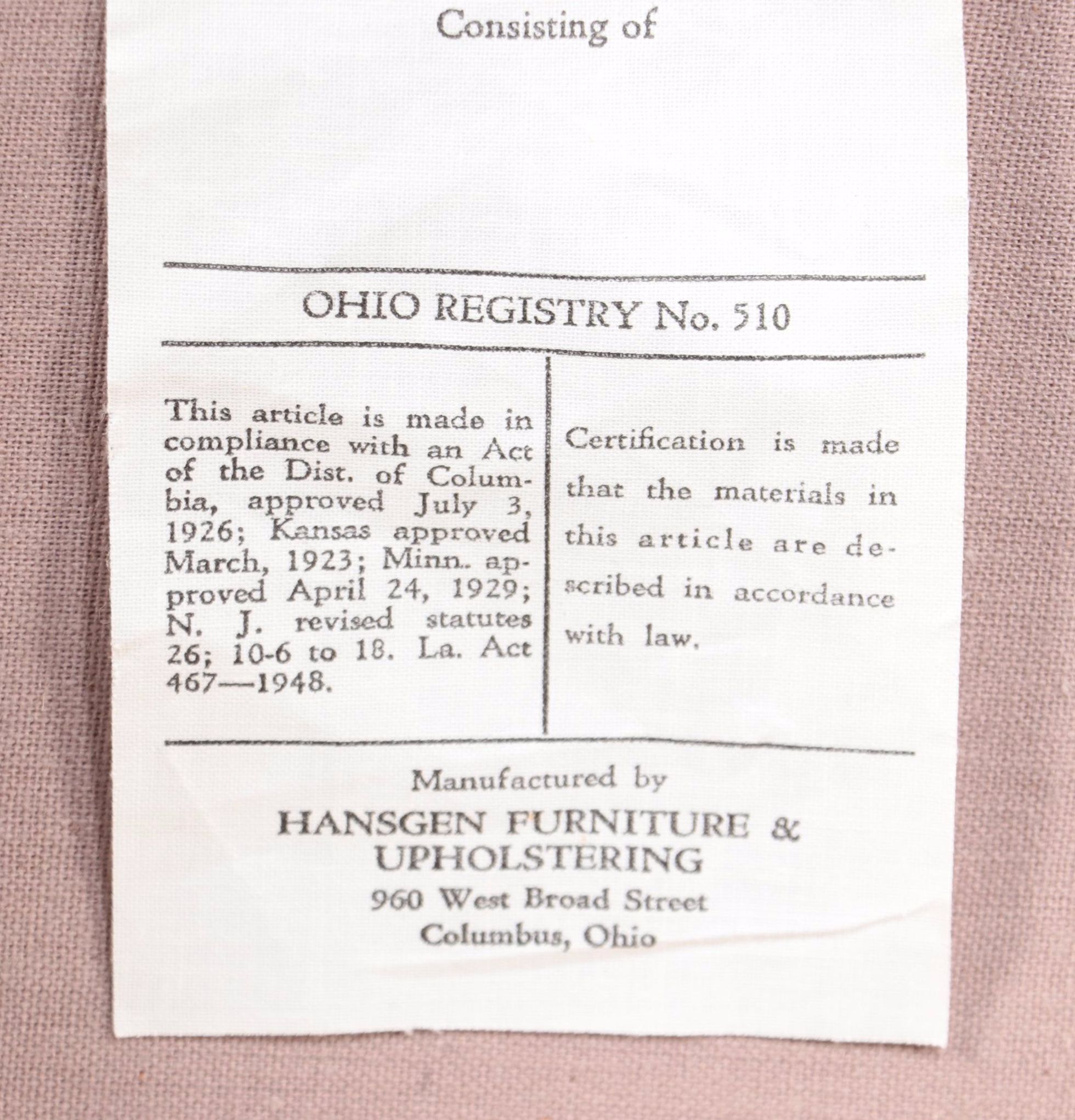 Hansgen Furniture & Upholstering French Provincial Style Sofa