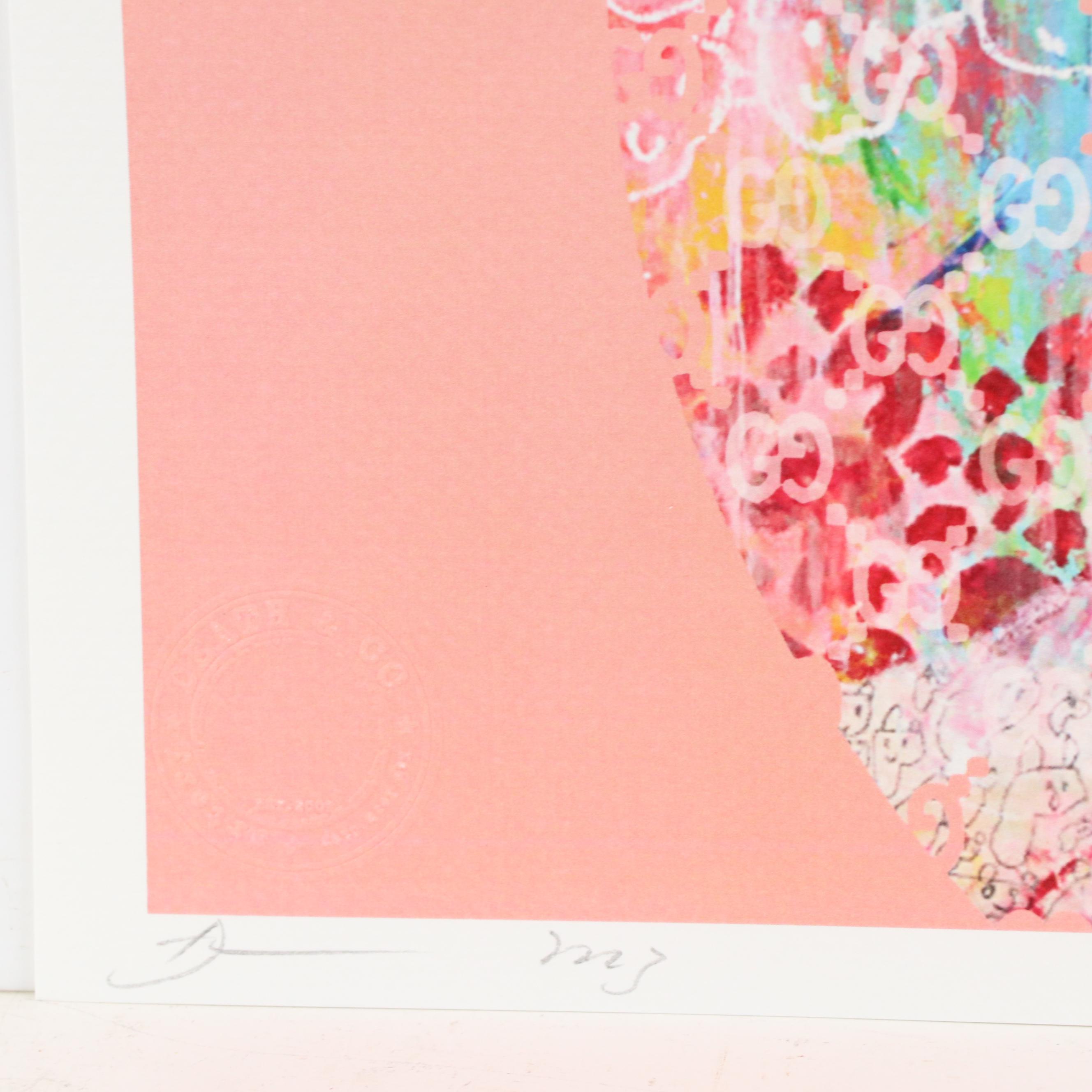 Death NYC Pop Art Graphic Print of Hello Kitty x Gucci, 2023