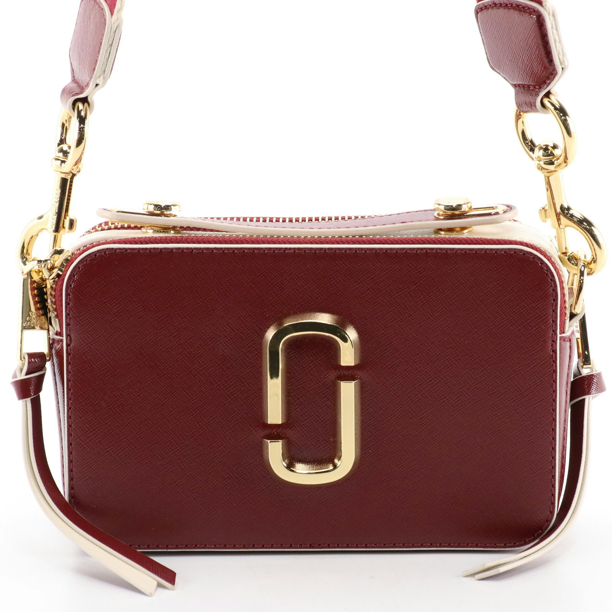 Marc Jacobs The Sure Shot Bicolor Saffiano Leather Camera Bag