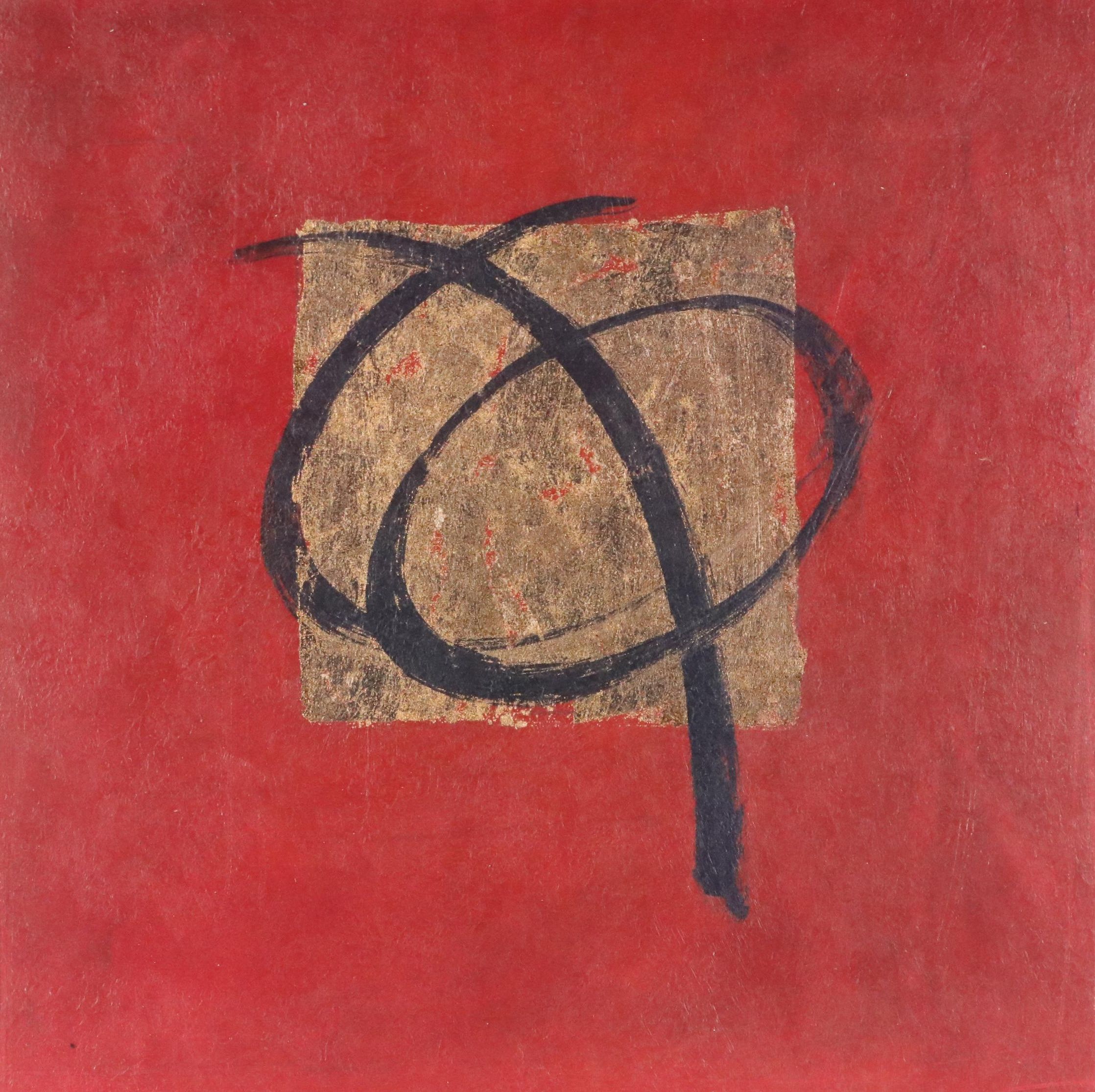 Abstract Mixed Media Acrylic Painting