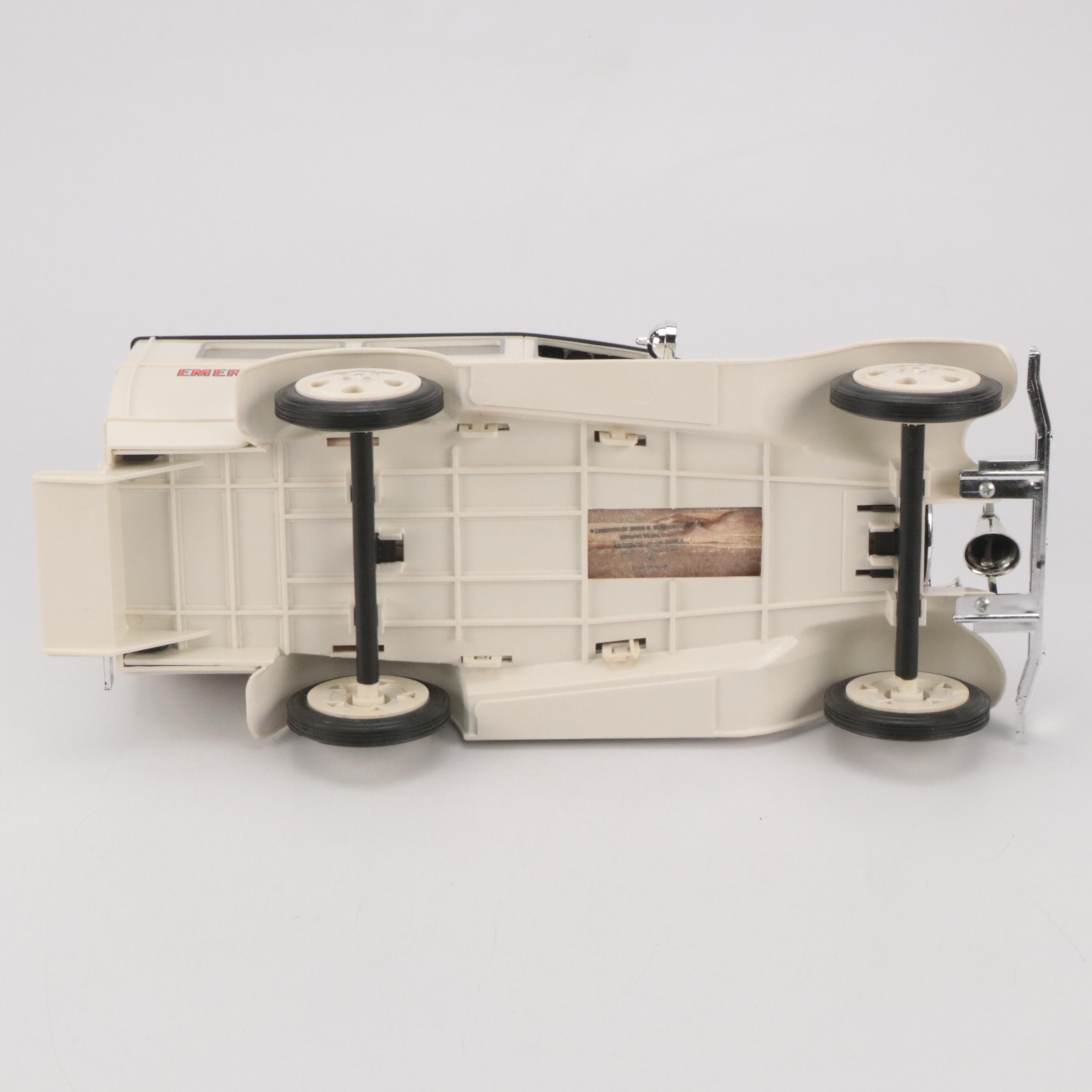 Jim Beam "Emergency Ambulance" Porcelain Decanter, Late 20th Century