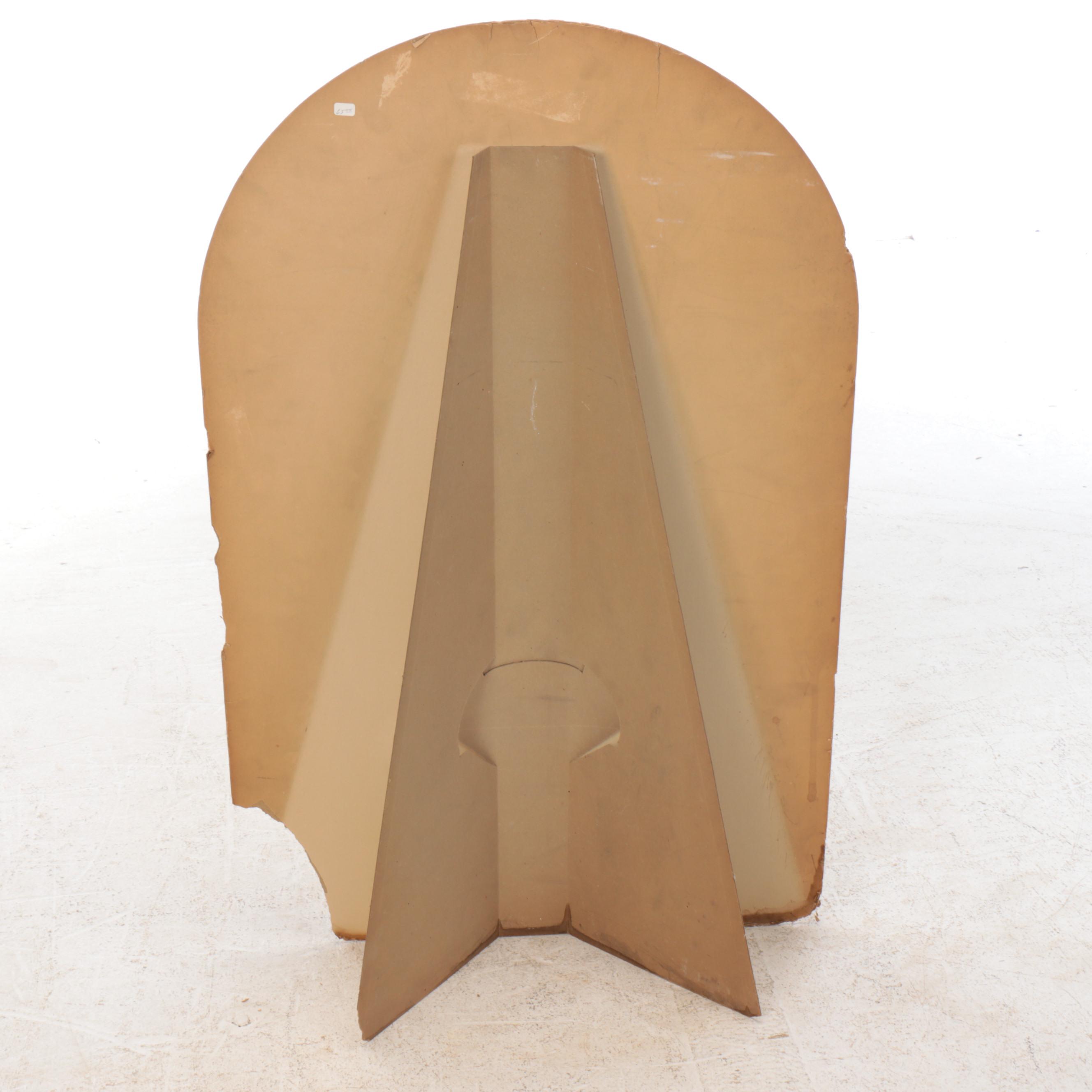 Mail Pouch Tobacco Cardboard Advertising Sign, Mid-20th Century