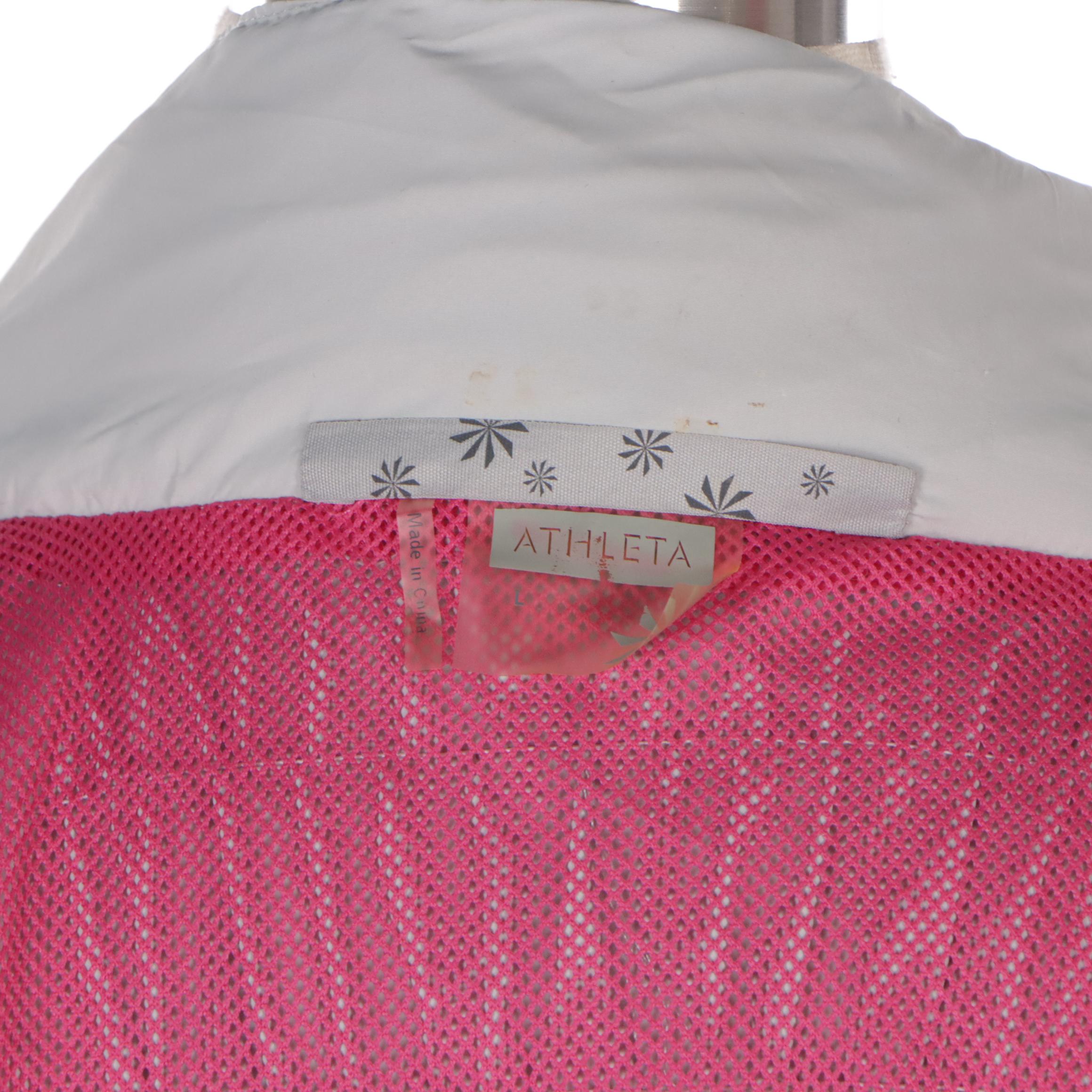 Coldwater Creek Quilted Zip Vest and Athleta Ruched Lightweight Jacket