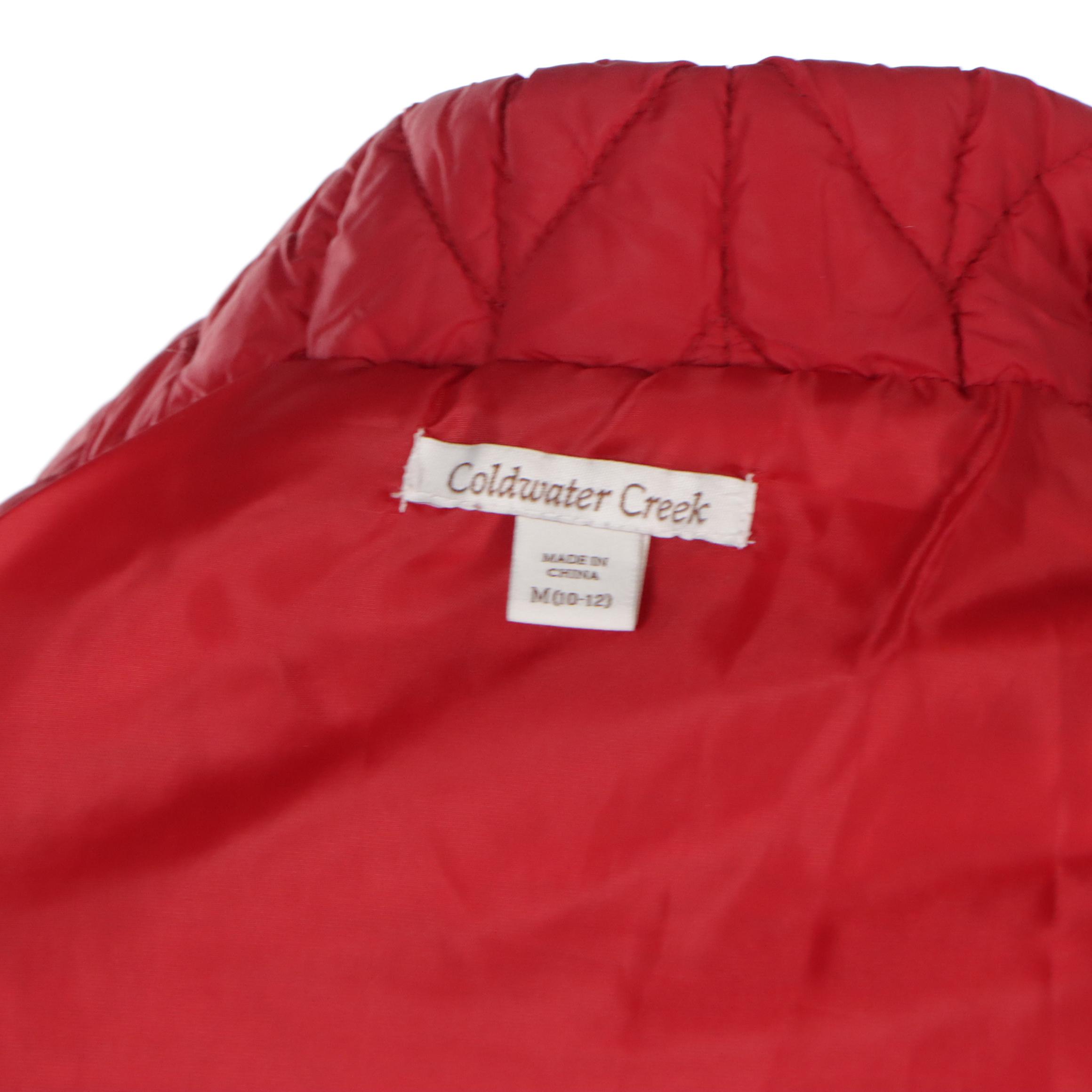 Coldwater Creek Quilted Zip Vest and Athleta Ruched Lightweight Jacket