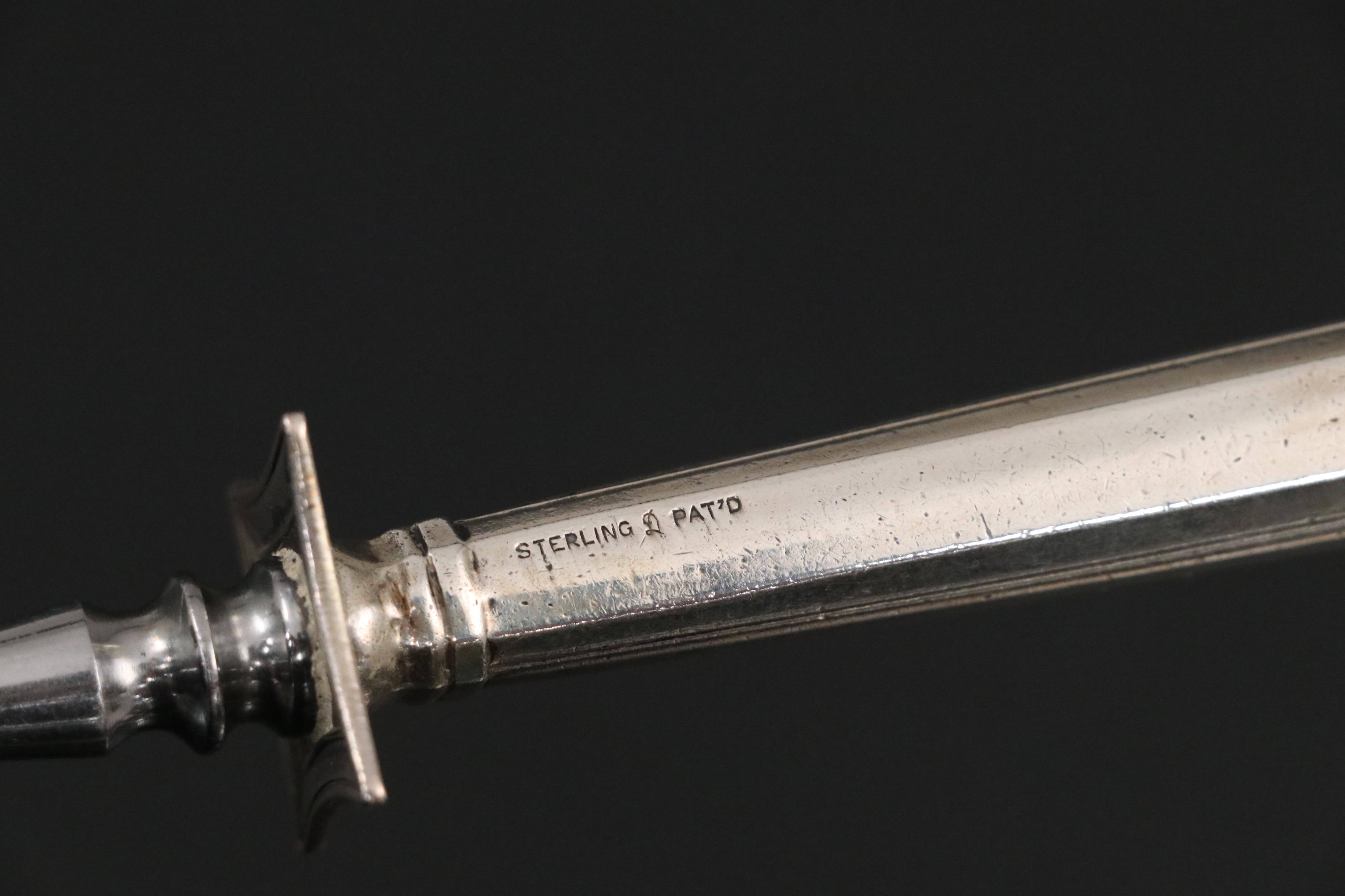 Gorham "Buttercup" Sterling Silver Flatware with Durgin Carving Set