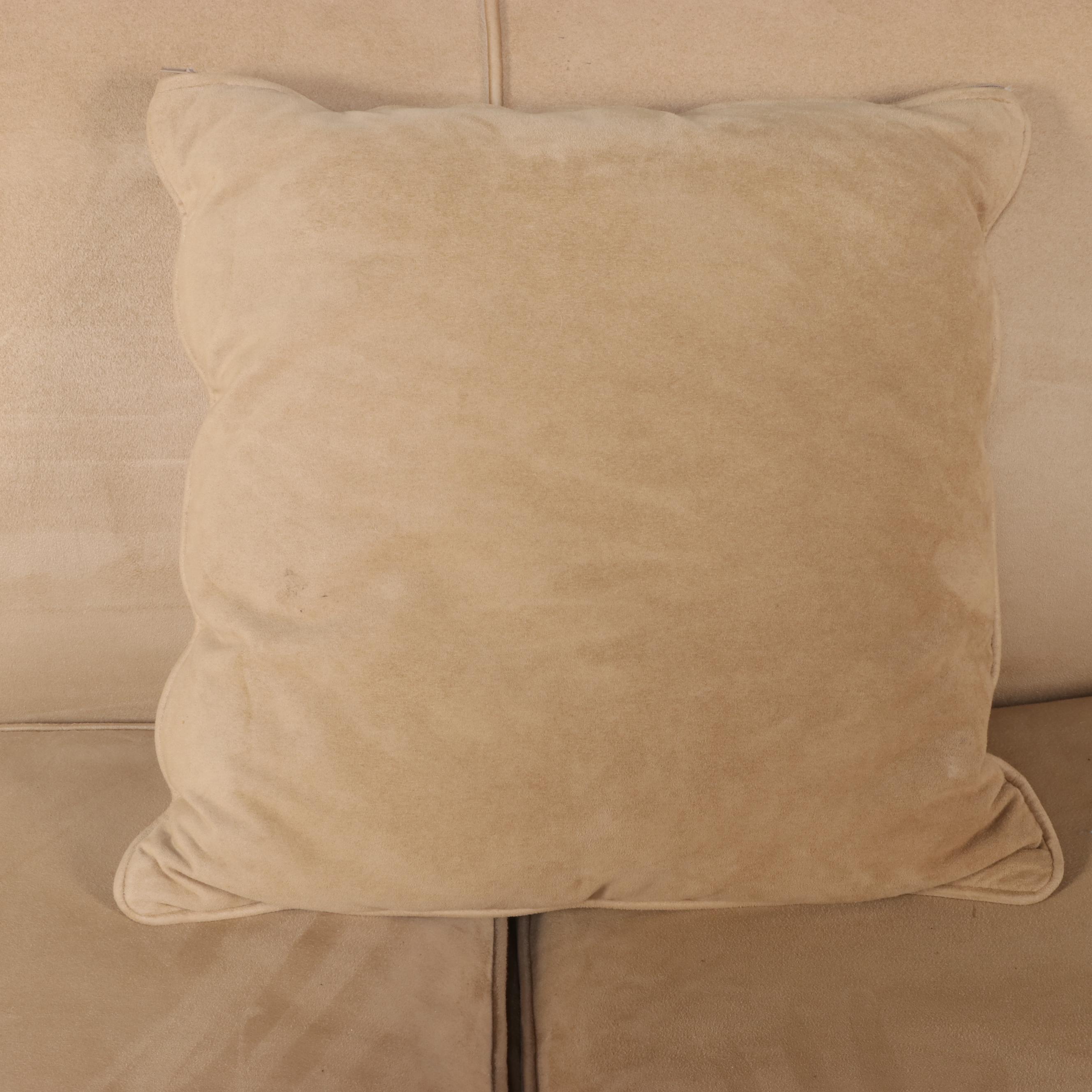 Bernhardt for Pottery Barn Upholstered Hardwood Half Roll-Arm Sofa