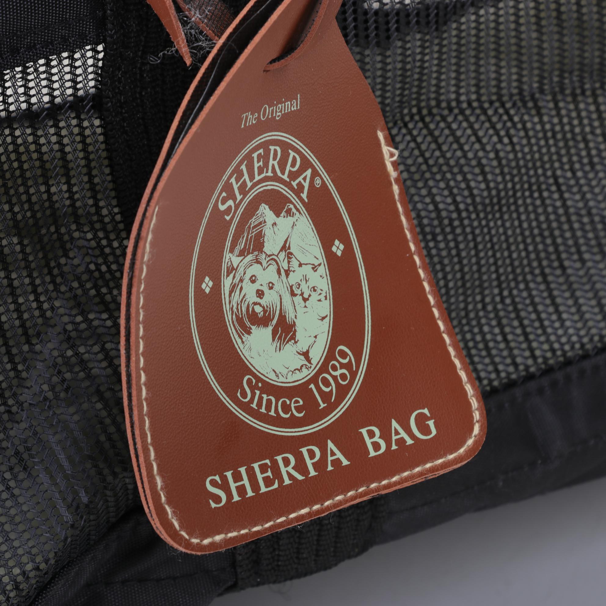 Sherpa Pet Carrier Travel Bag in Black