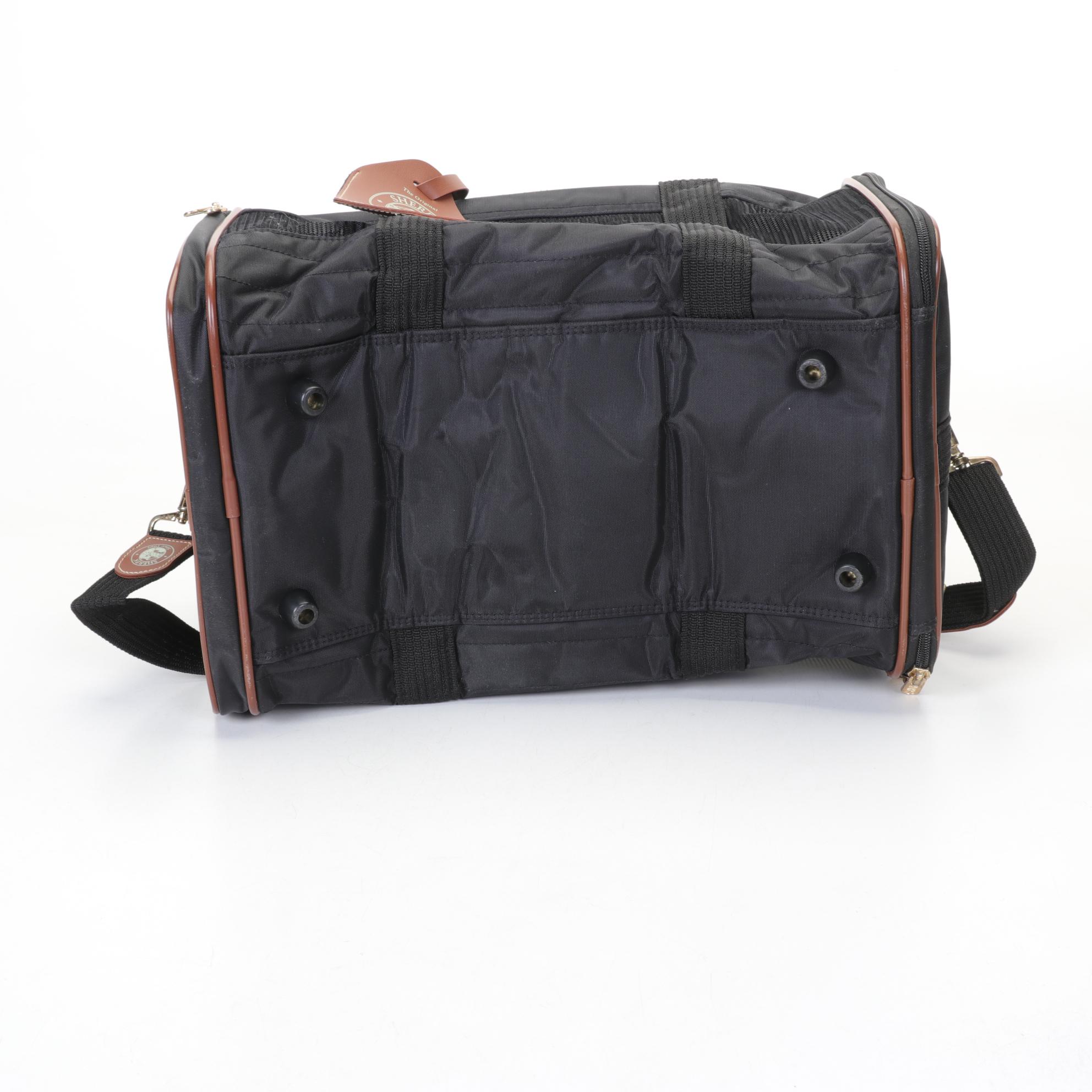 Sherpa Pet Carrier Travel Bag in Black