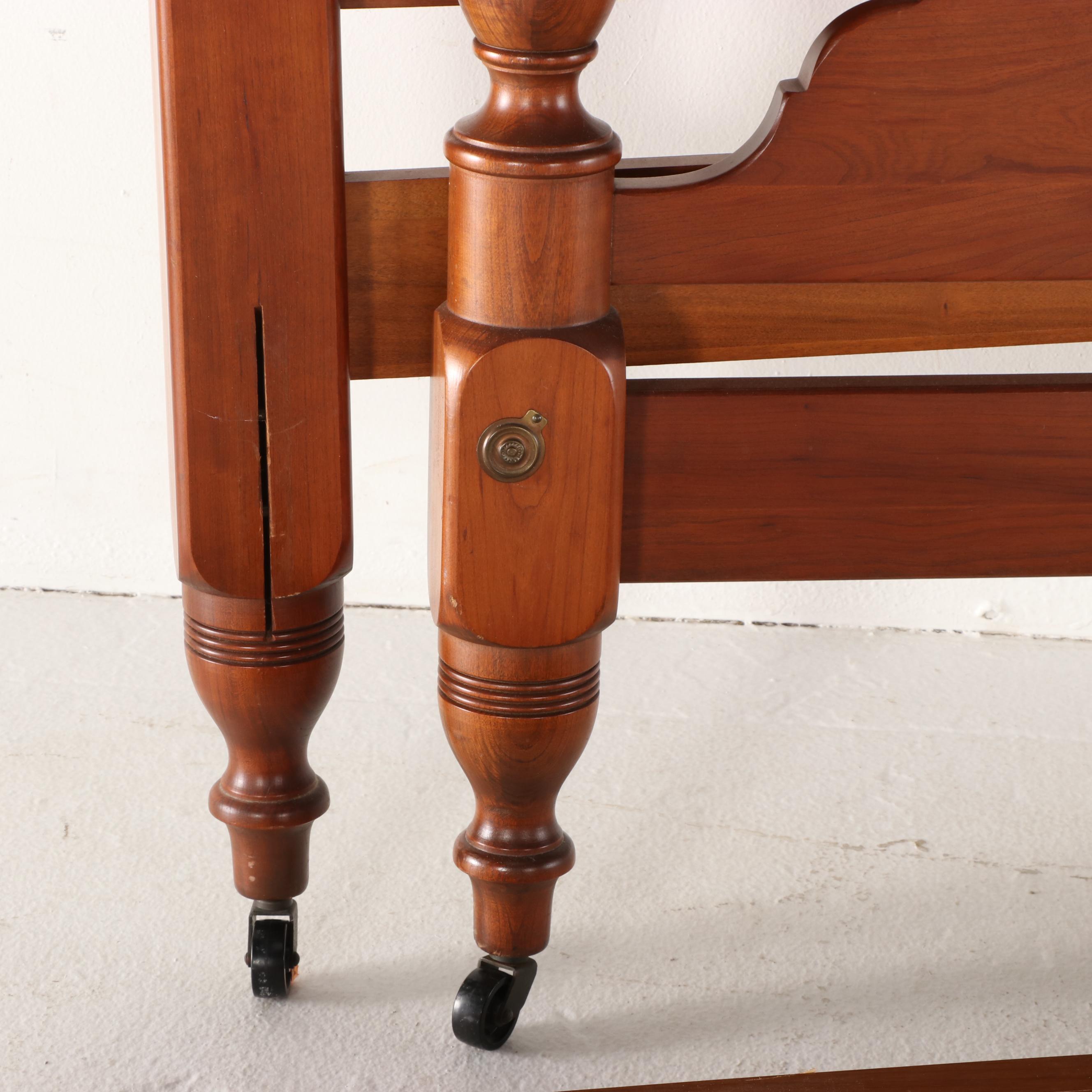 Pennsylvania House Federal Style Cherrywood Full Bed Frame