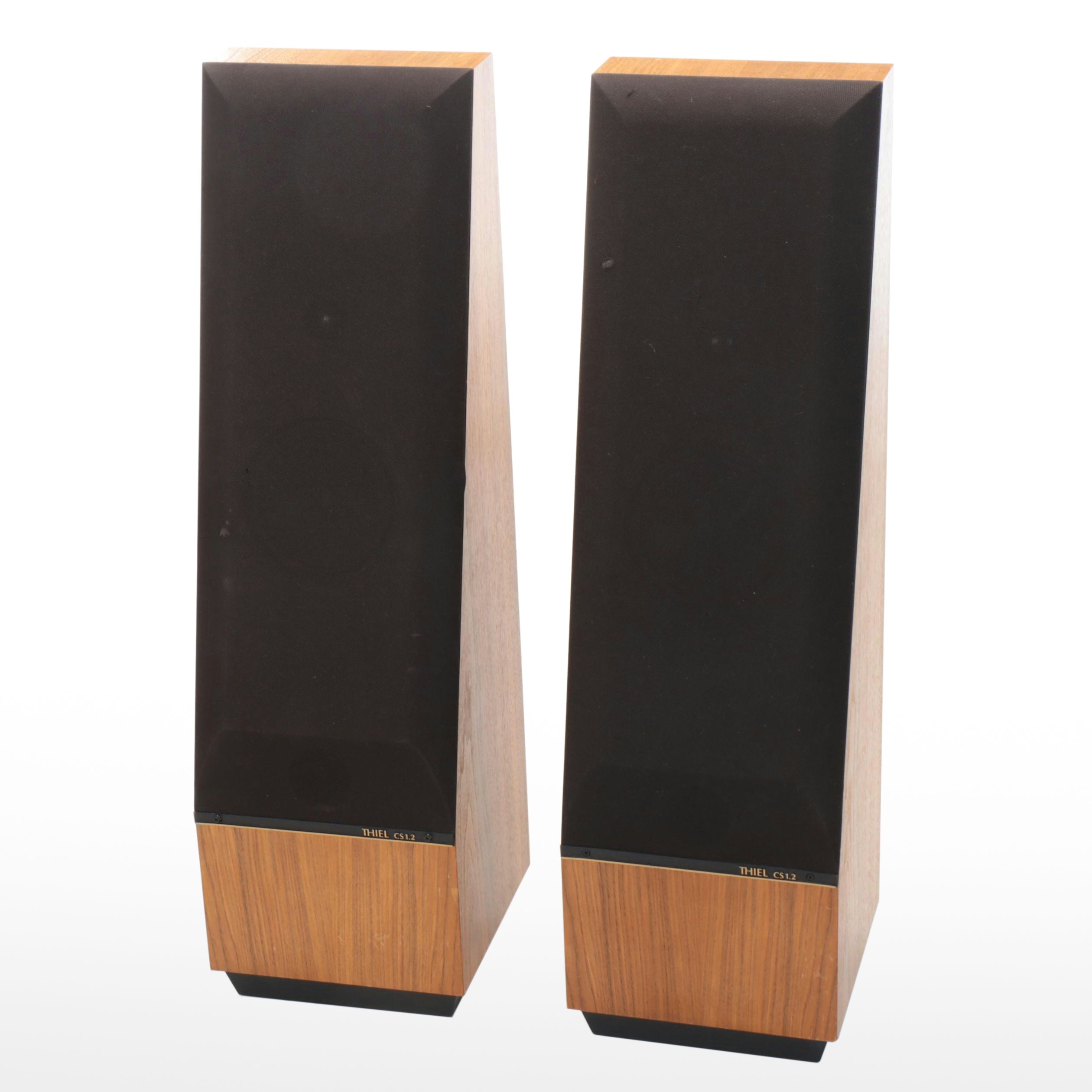Thiel  CS 1.2  Floor Standing Walnut Veneer Audiophile Loudspeakers