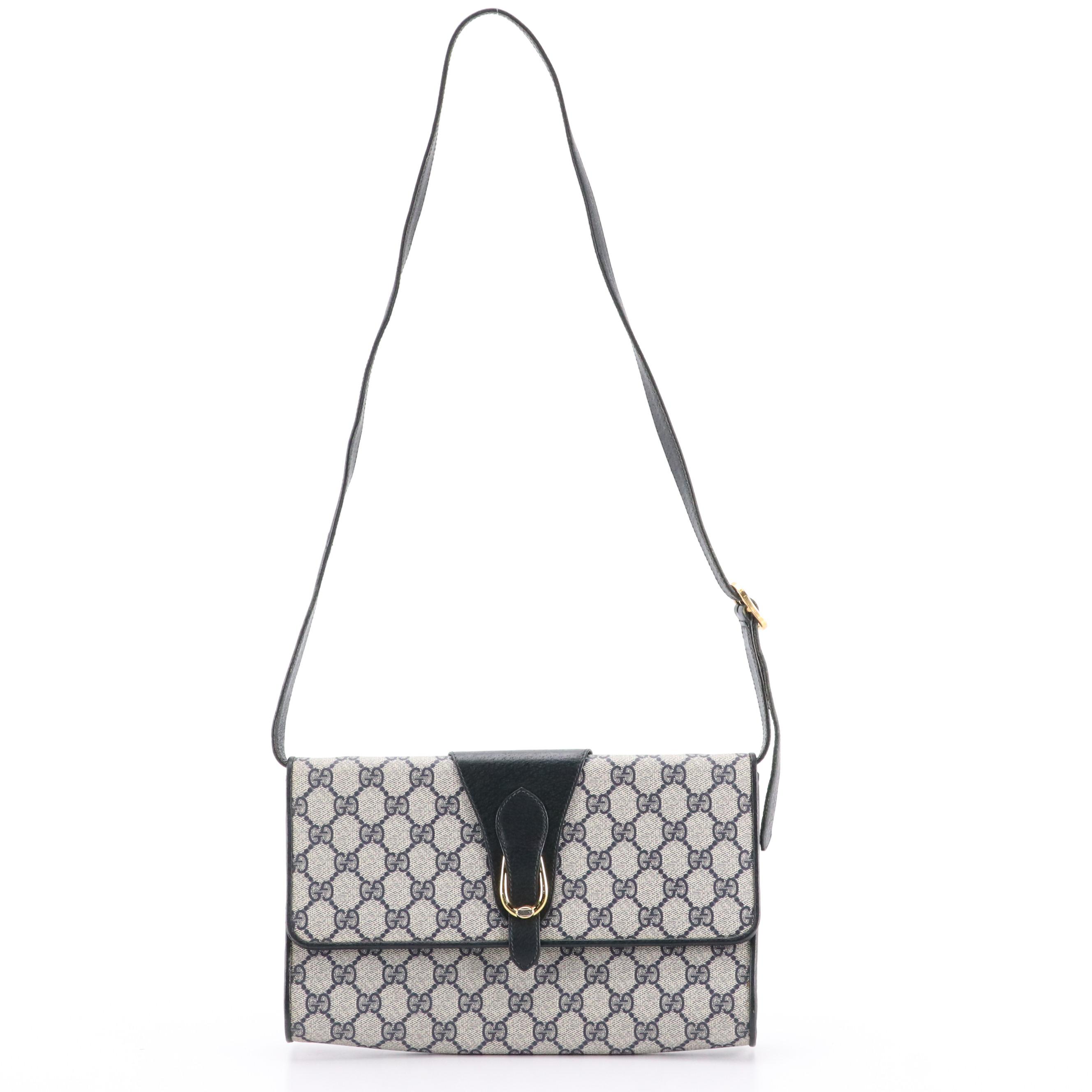 Gucci Accessory Collection Clutch/Shoulder Bag in GG Supreme Canvas