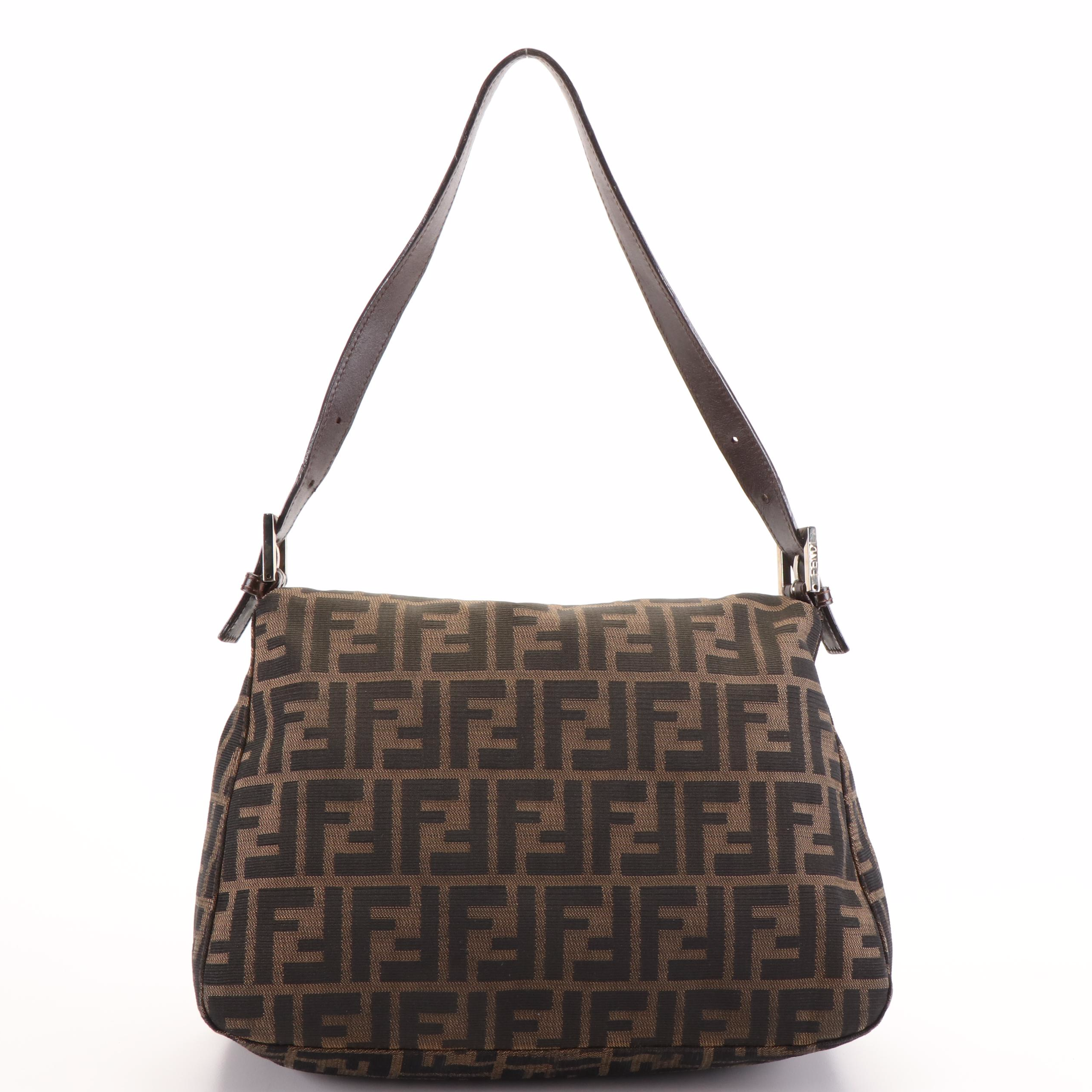 Fendi Zucca Mama Forever Canvas Hobo Bag