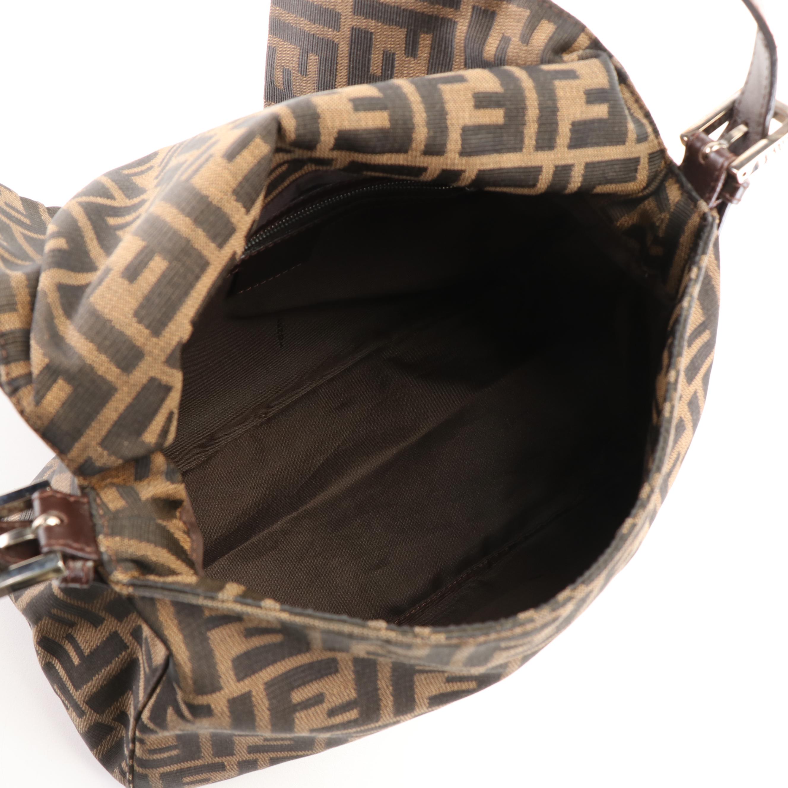 Fendi Zucca Mama Forever Canvas Hobo Bag