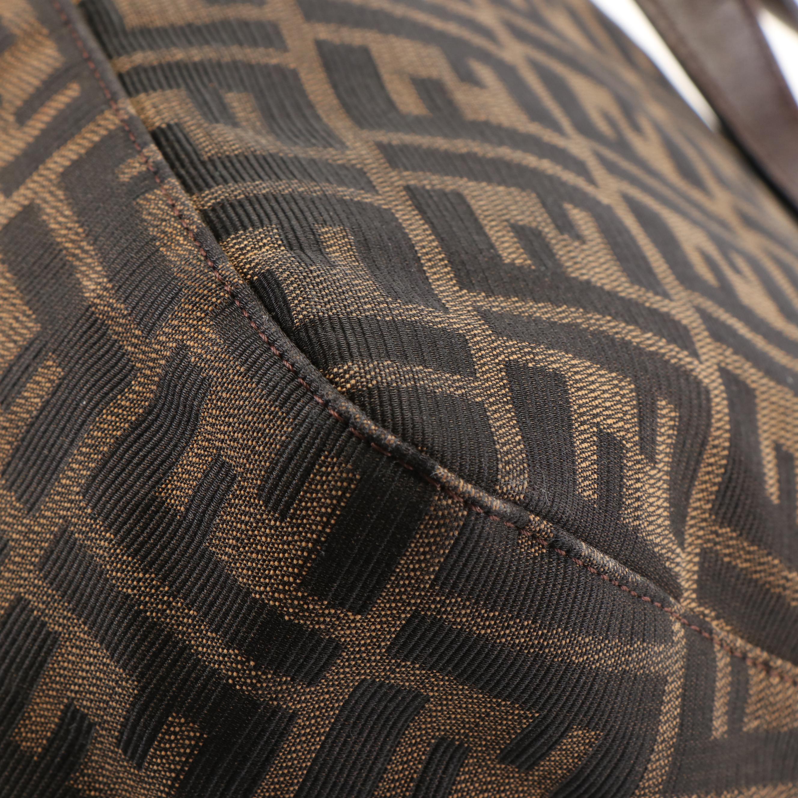 Fendi Zucca Mama Forever Canvas Hobo Bag