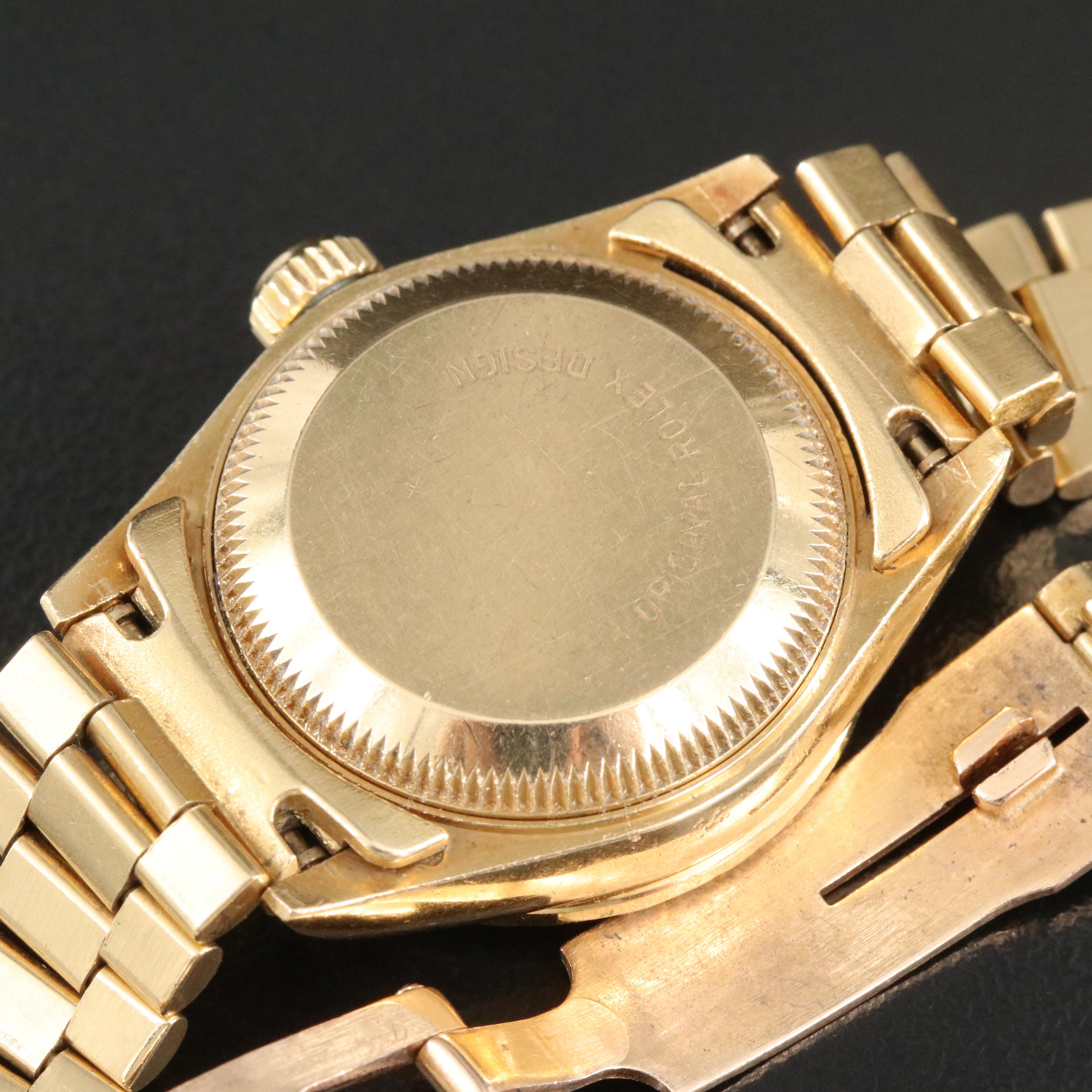 1986 Rolex Custom Diamond Dial and Bezel Datejust Watch