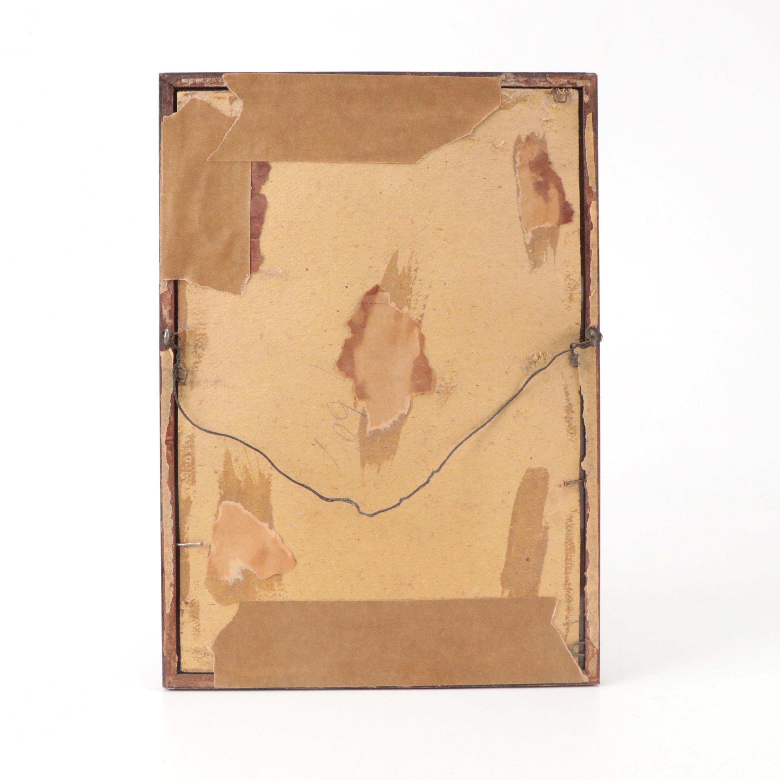 Victorian Perforated Paper Embroidery With Cross-Stitch Sampler, 1890