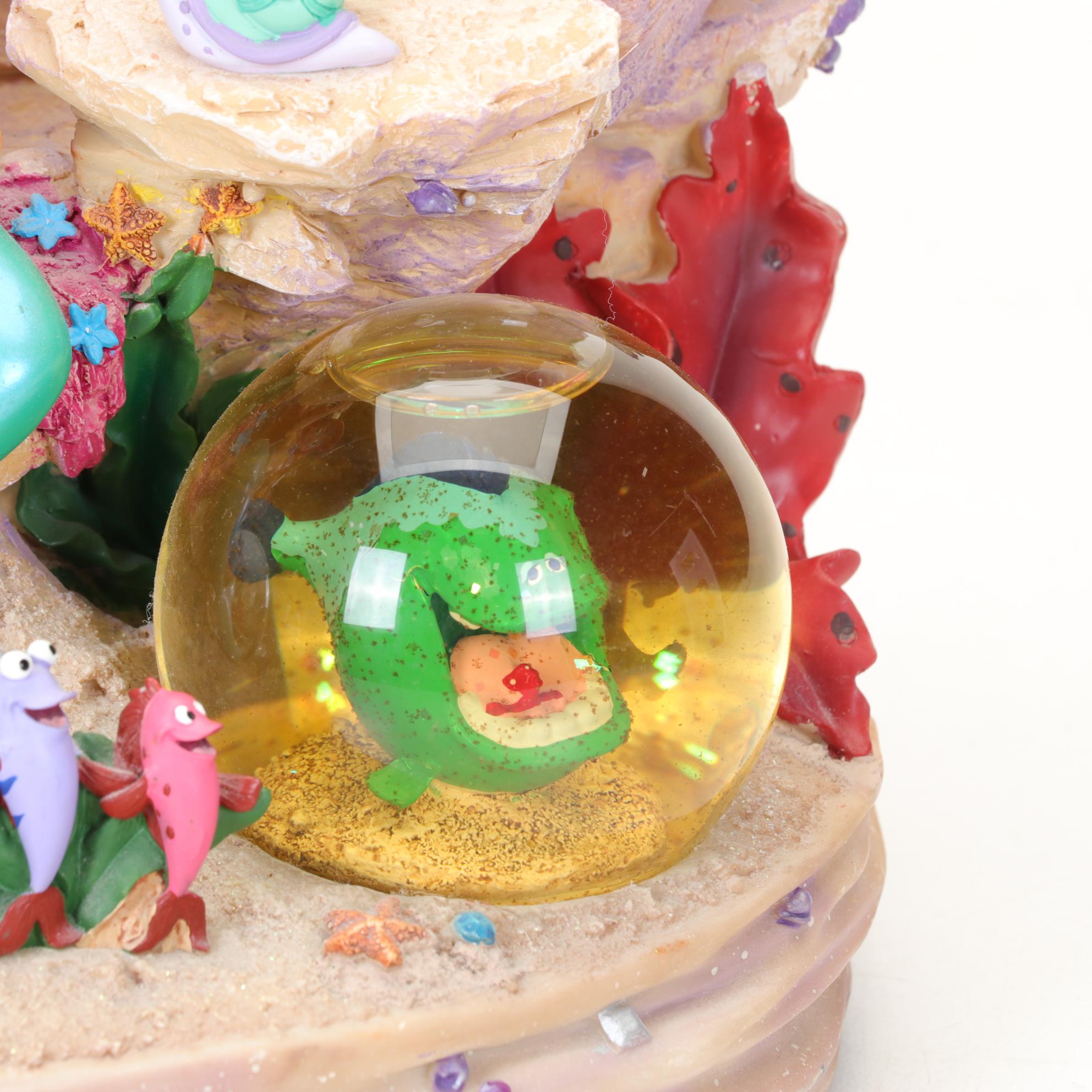 Disney "Ariel" Four-Globe Musical Figural Group with Funko Pop! Ariel Figure