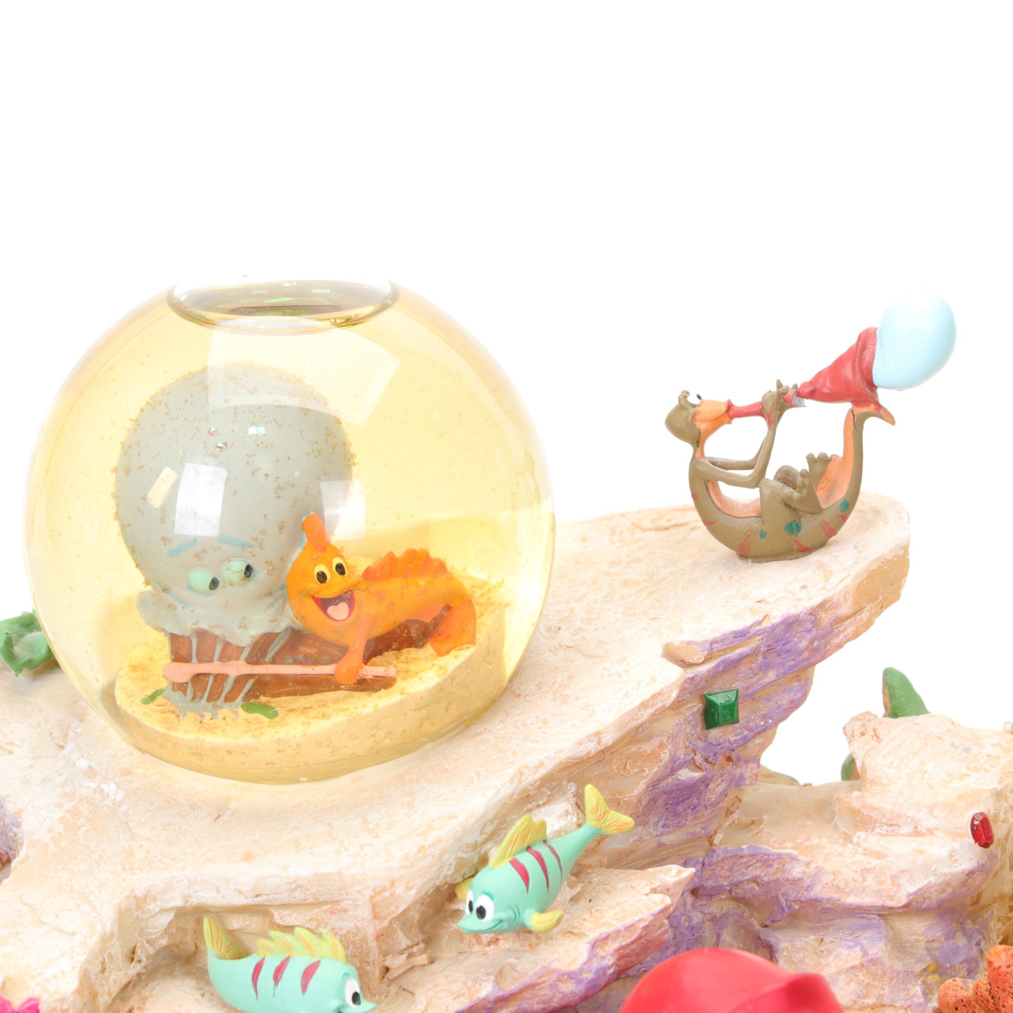Disney "Ariel" Four-Globe Musical Figural Group with Funko Pop! Ariel Figure
