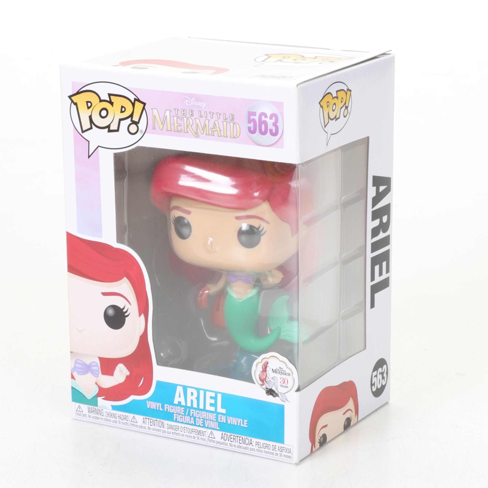 Disney "Ariel" Four-Globe Musical Figural Group with Funko Pop! Ariel Figure