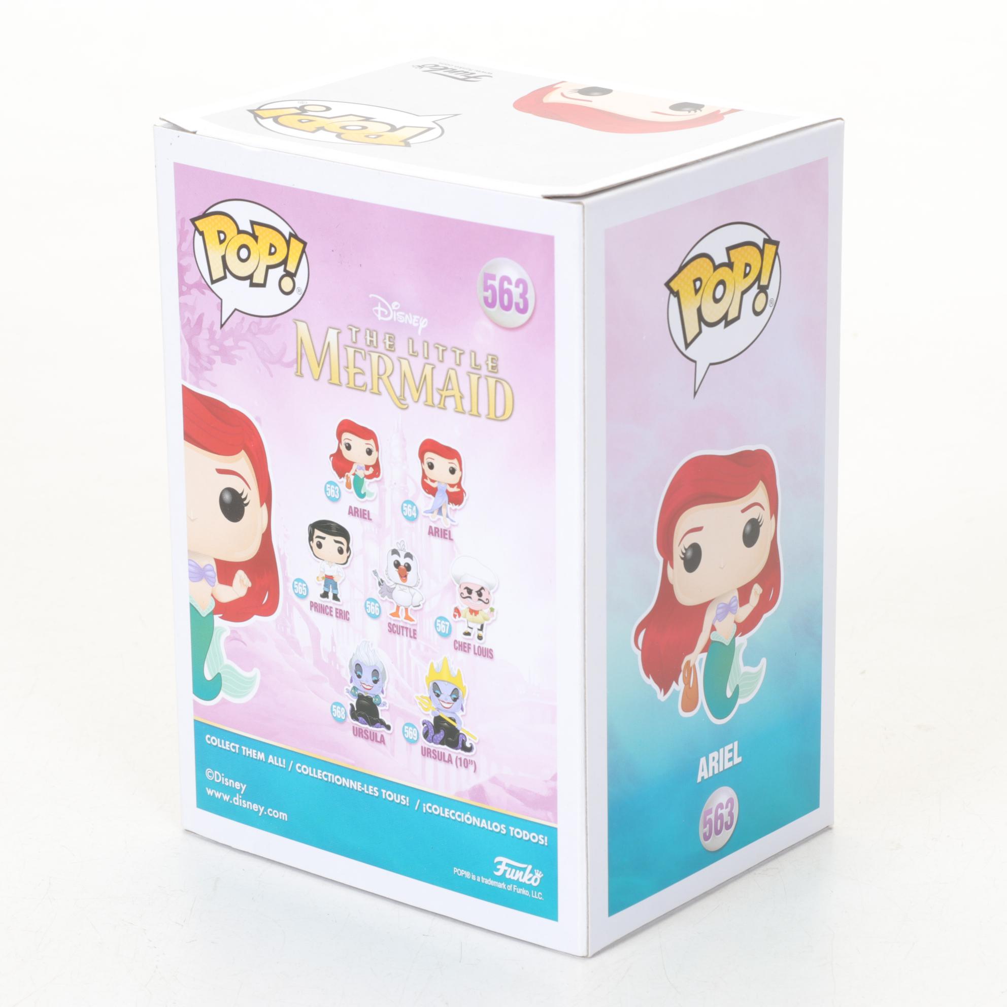 Disney "Ariel" Four-Globe Musical Figural Group with Funko Pop! Ariel Figure