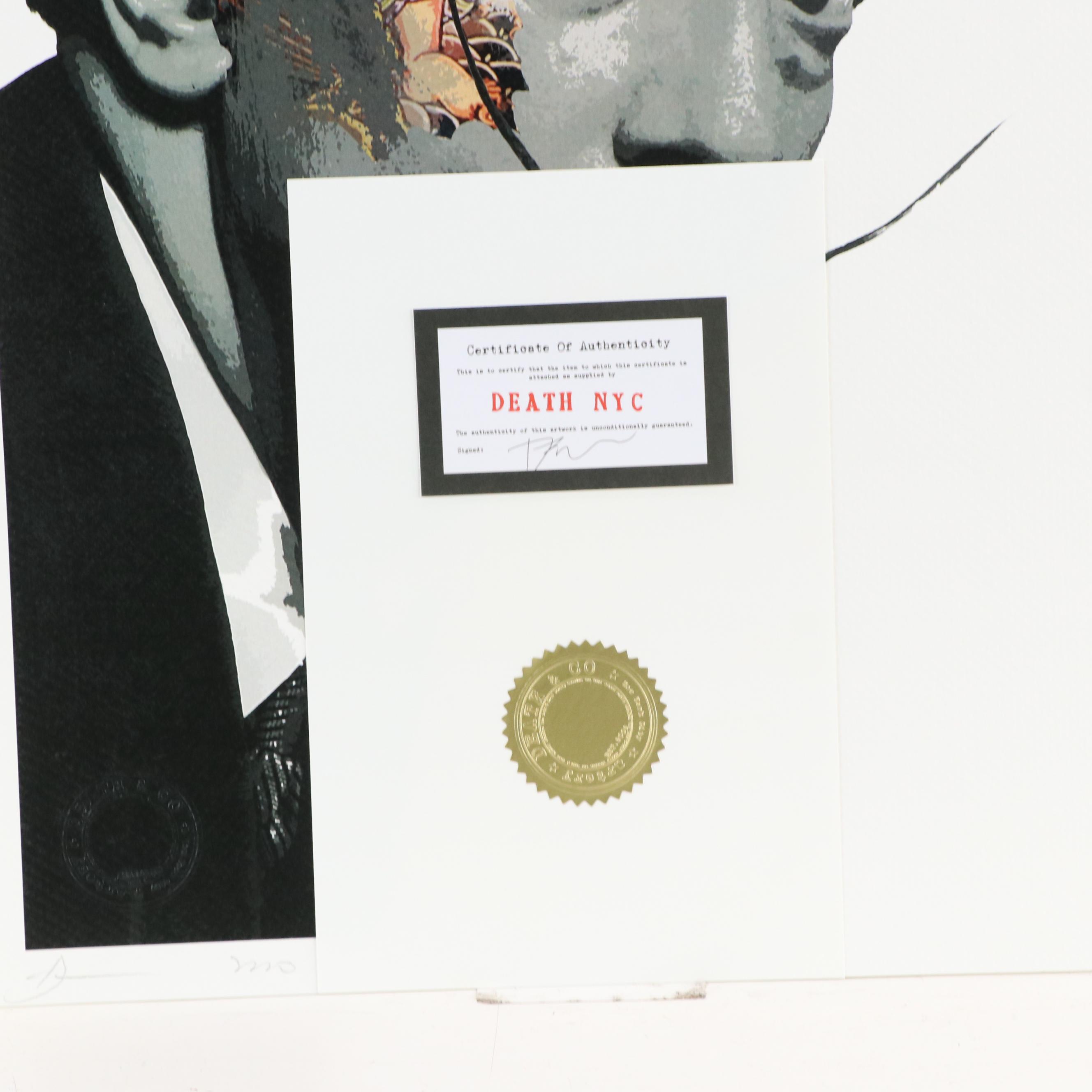 Death NYC Graphic Digital Print Featuring Salvador Dalí, 21st Century