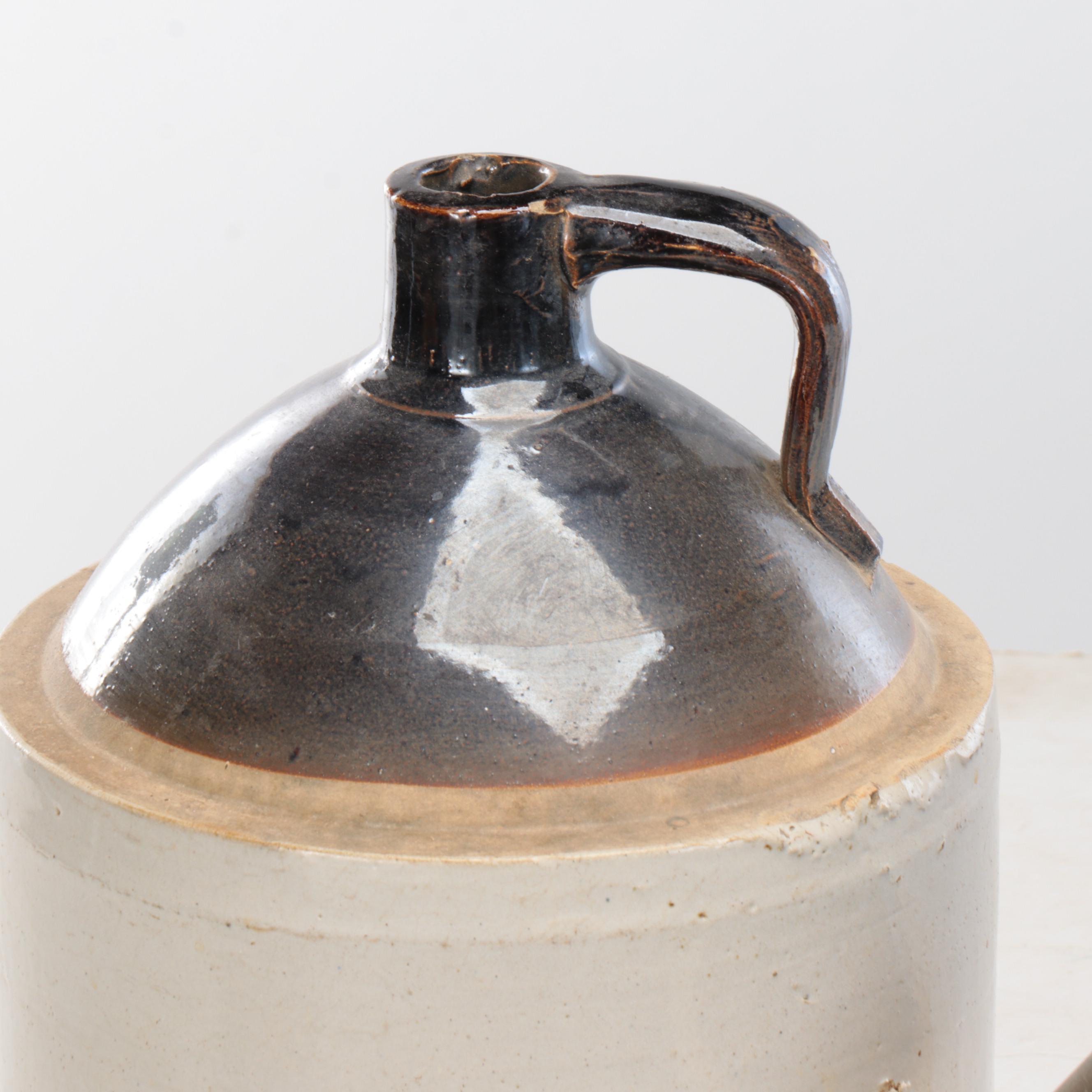 The Burley & Winter Pottery Co. and Other Two Tone Stoneware Jug