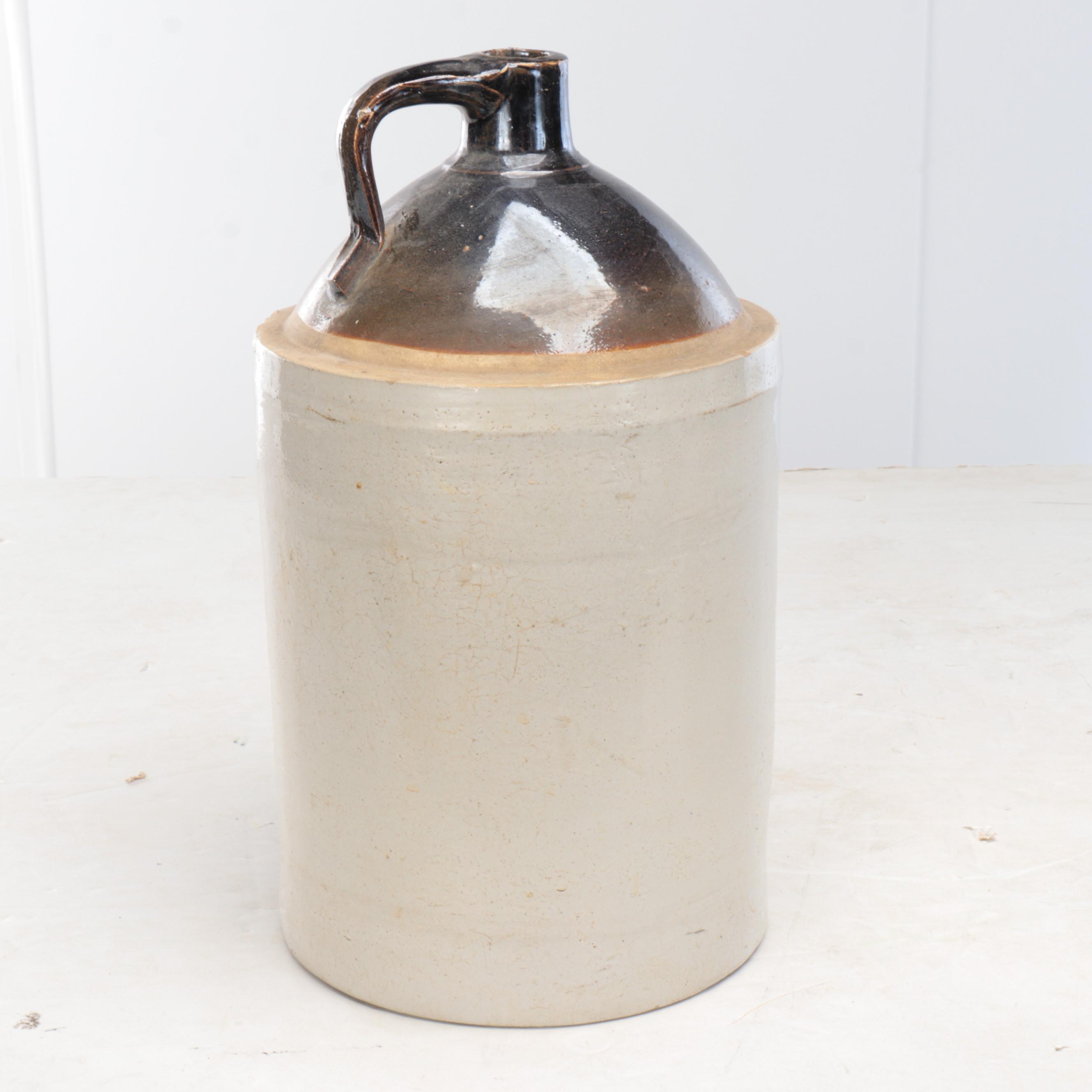 The Burley & Winter Pottery Co. and Other Two Tone Stoneware Jug