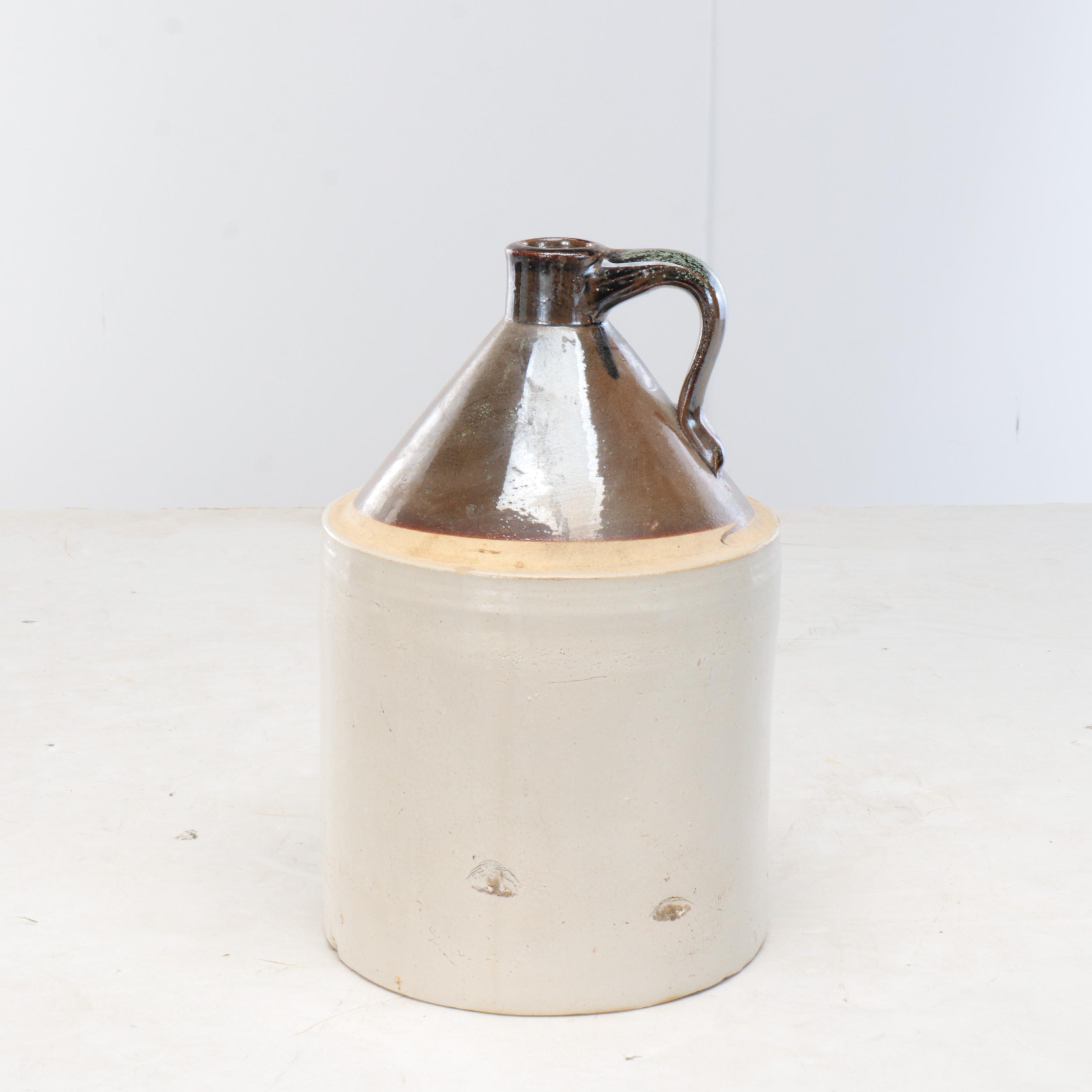 The Burley & Winter Pottery Co. and Other Two Tone Stoneware Jug