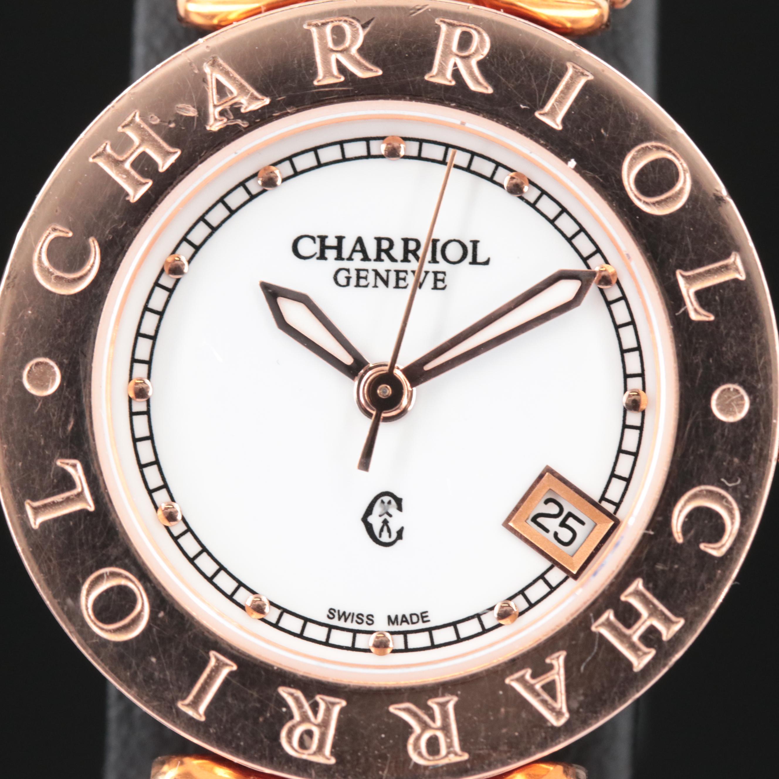 Charriol Alexandre C Rose Gold Tone and Stainless Steel Watch