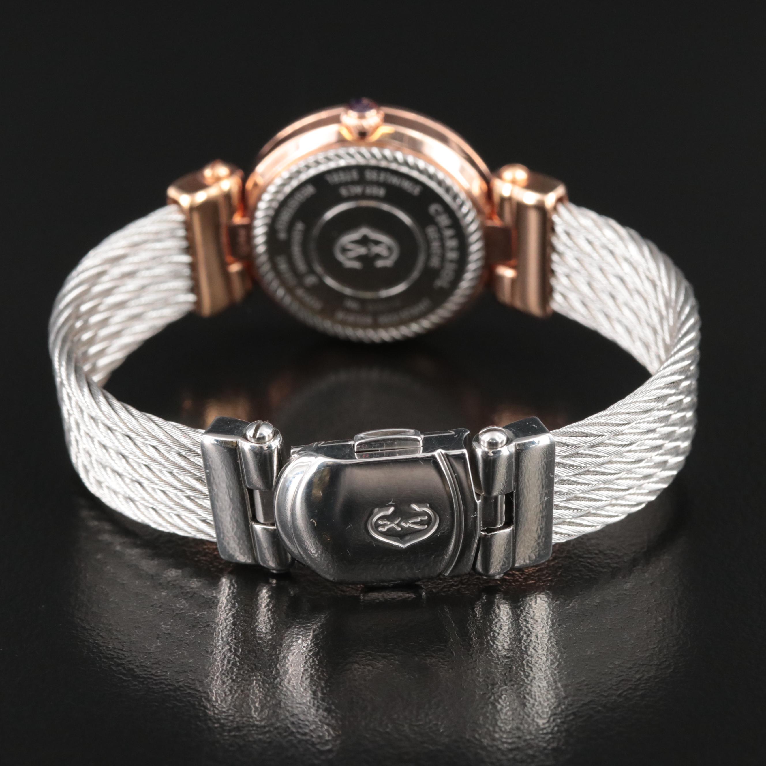 Charriol Alexandre C Rose Gold Tone and Stainless Steel Watch