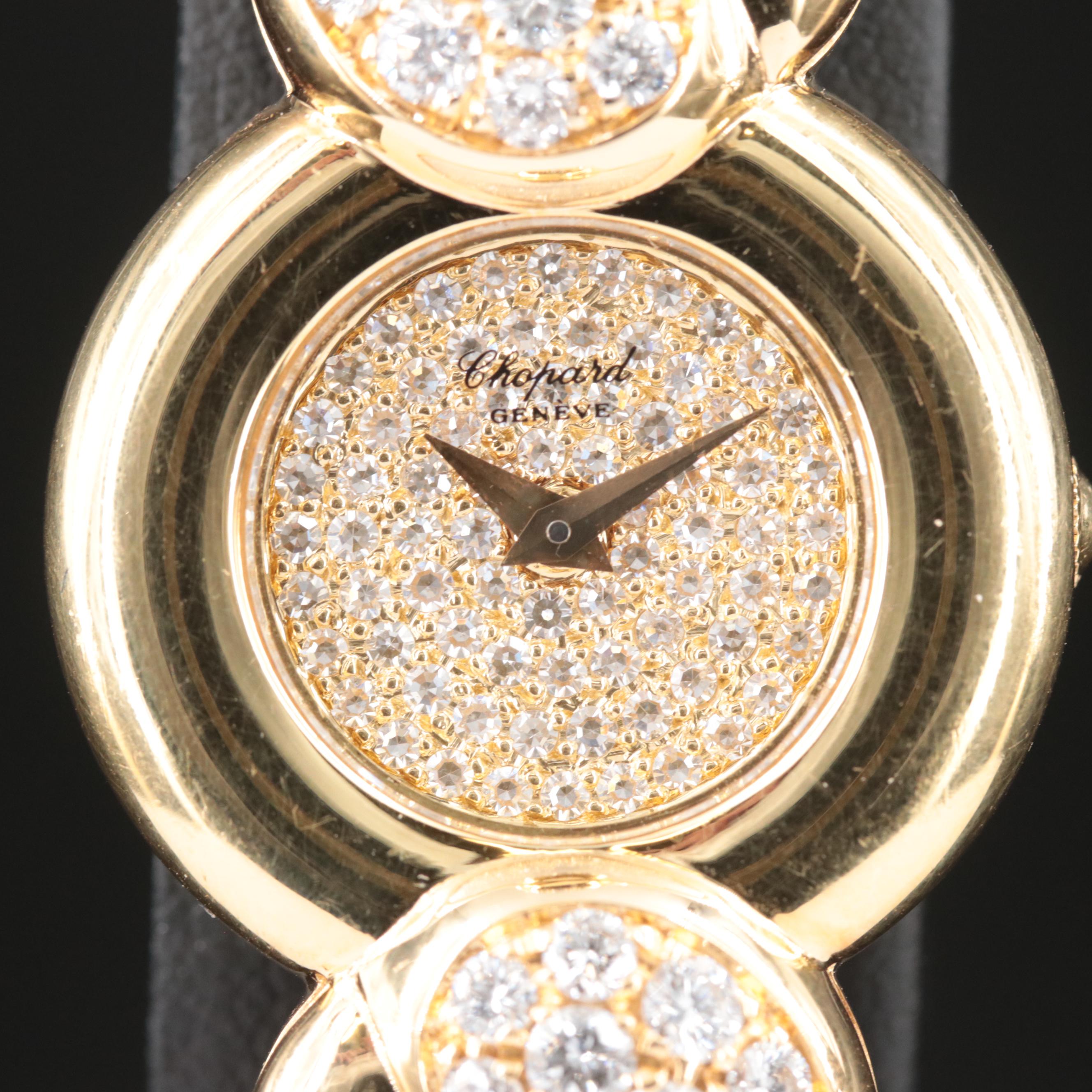 Chopard Casmir 4.46 CTW Diamond and 18K Gold Watch