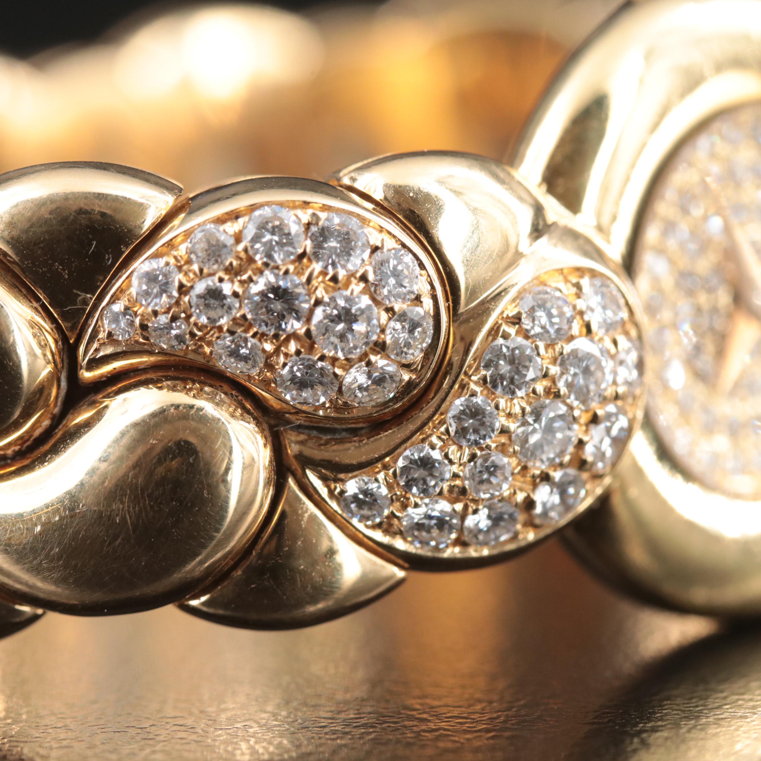 Chopard Casmir 4.46 CTW Diamond and 18K Gold Watch