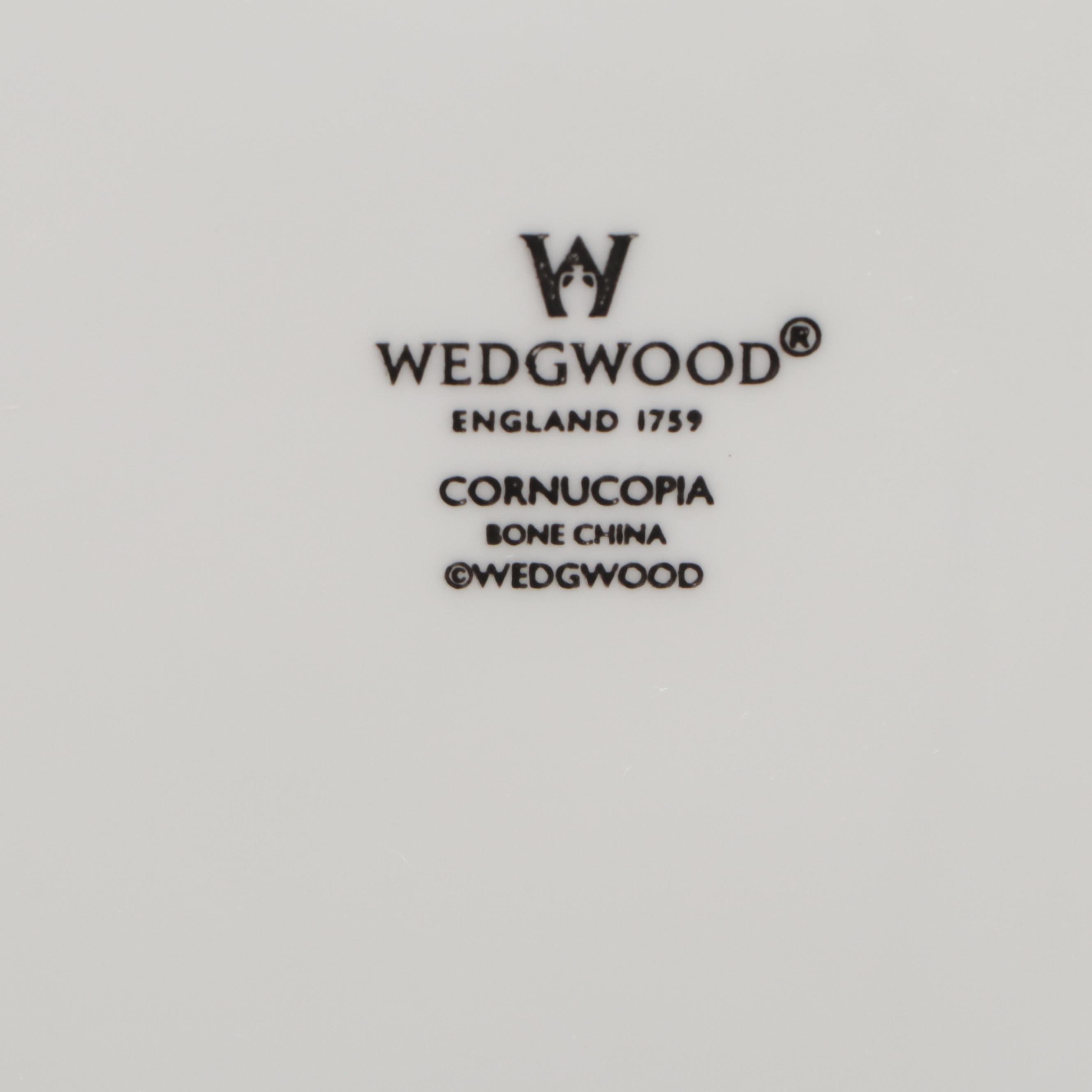 Wedgwood "Cornucopia" Bone China Dinnerware