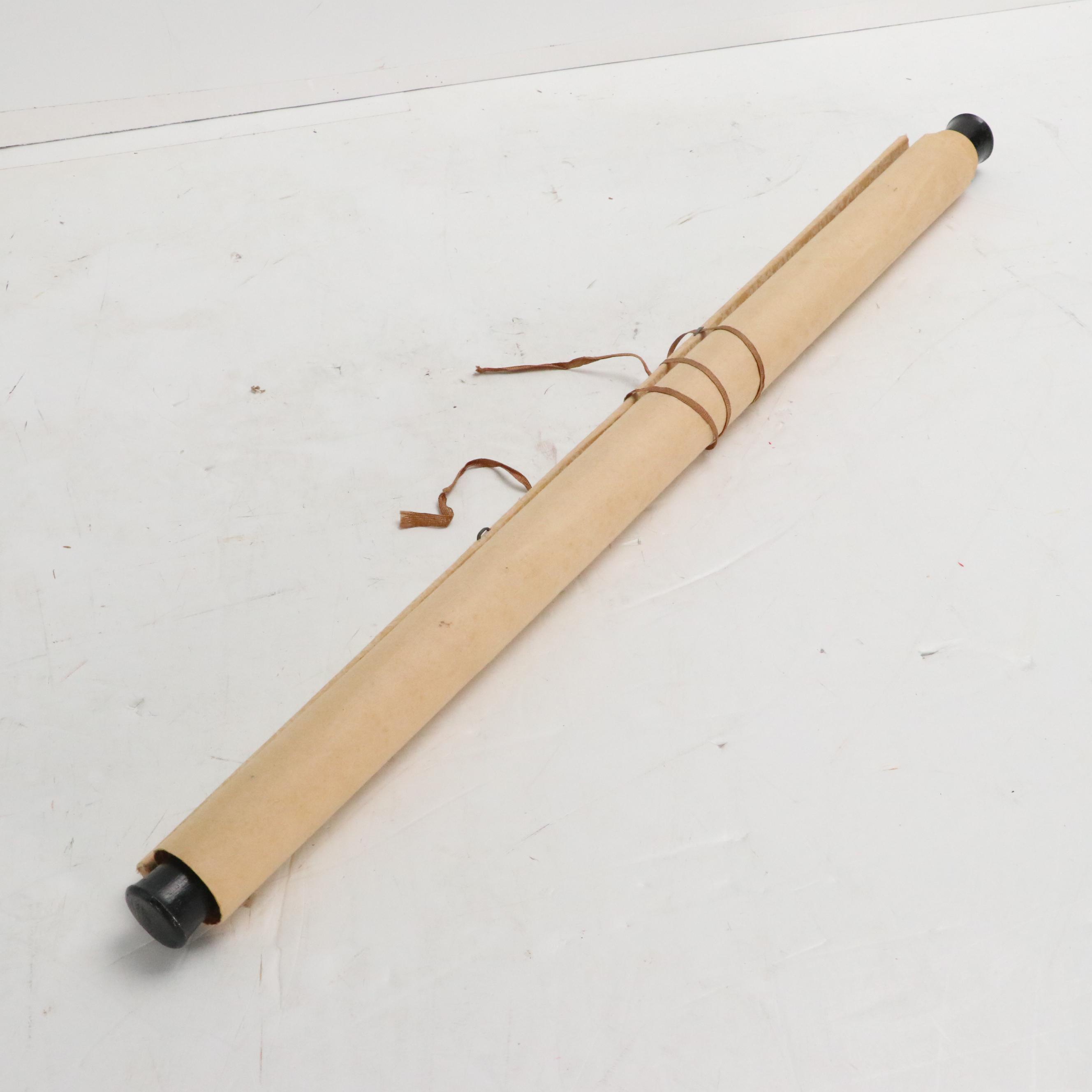 Chinese Scroll Gouache Painting of Figure