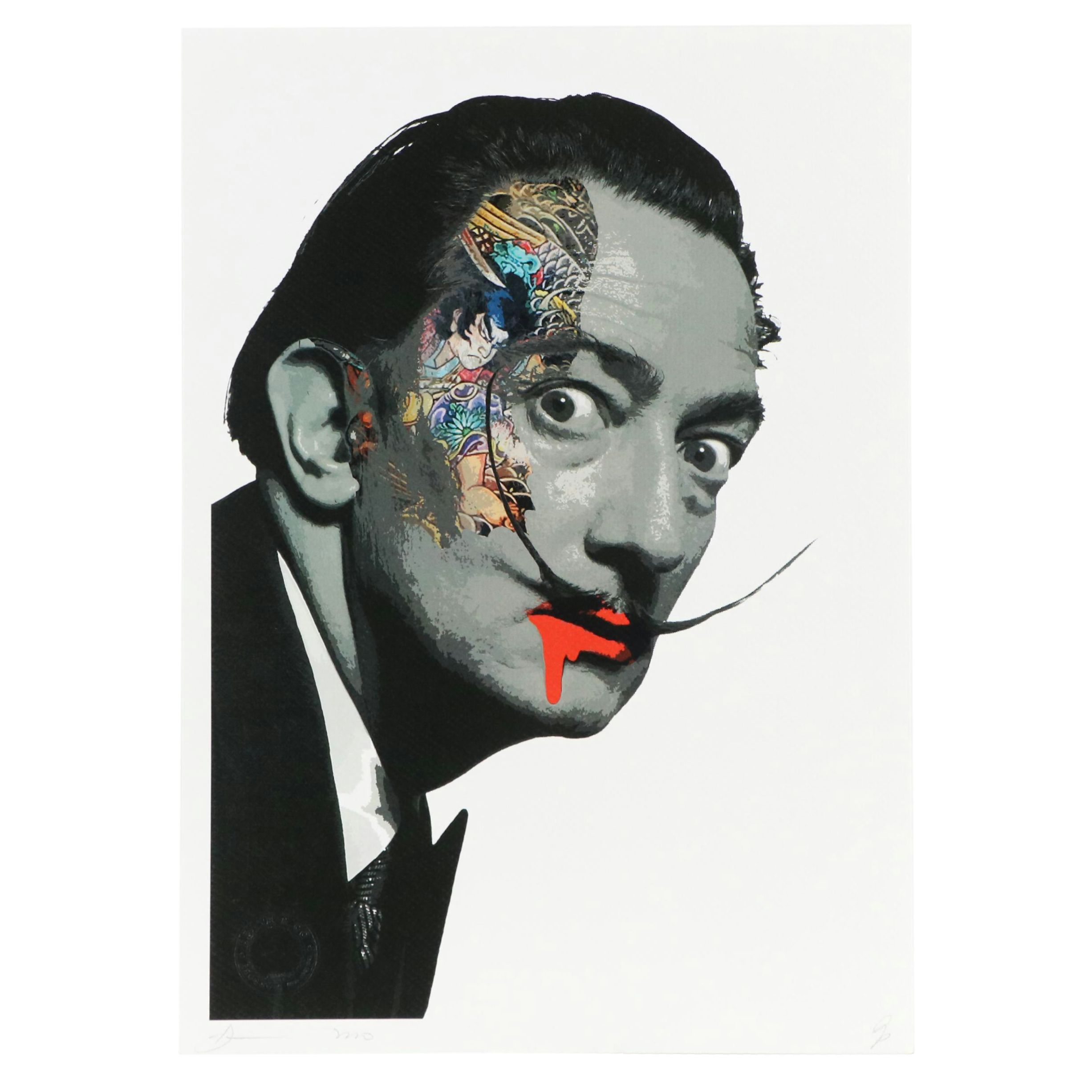 Death NYC Graphic Digital Print Featuring Salvador Dalí, 21st Century