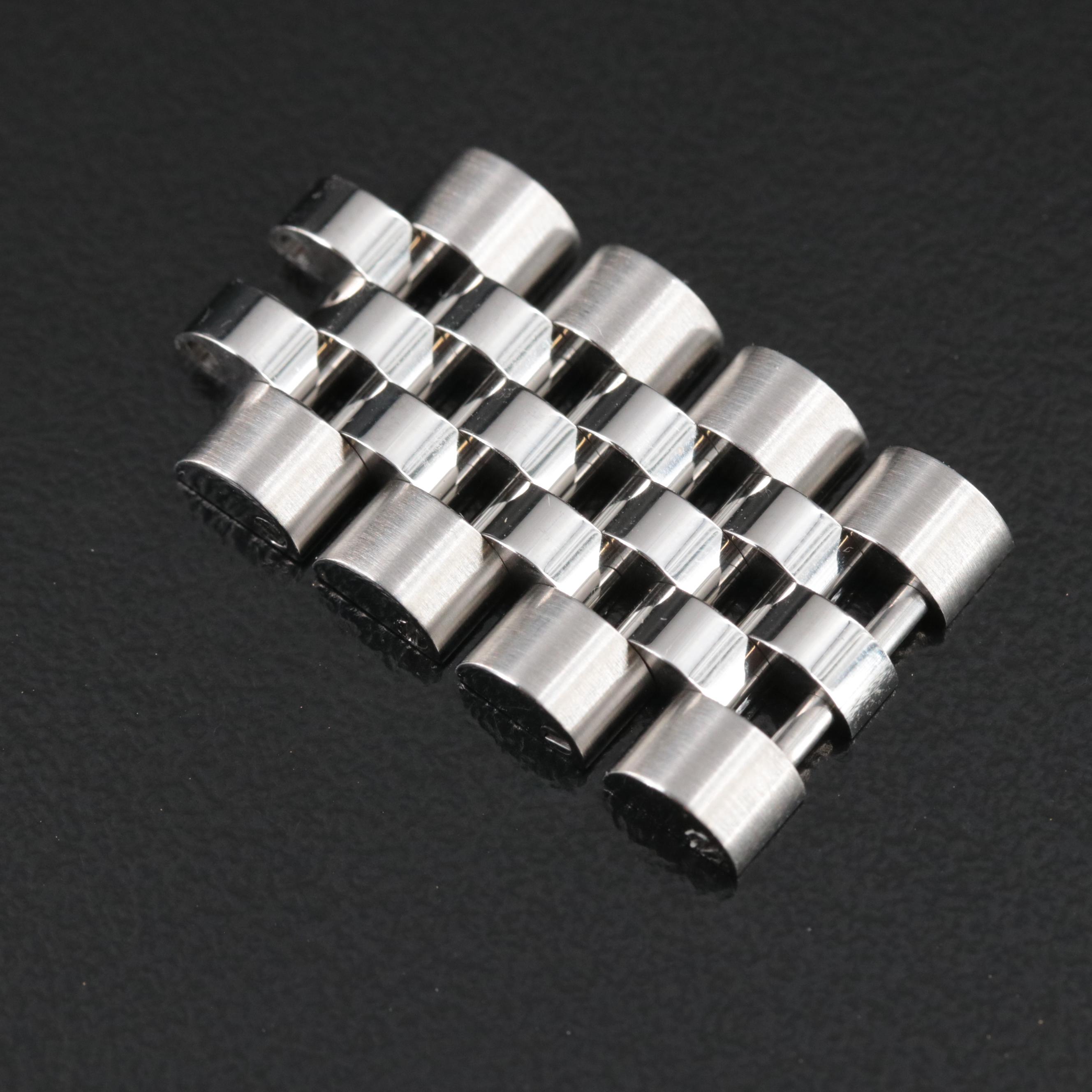 Rolex Black Mother-of-Pearl Factory Diamond Dial Datejust Watch