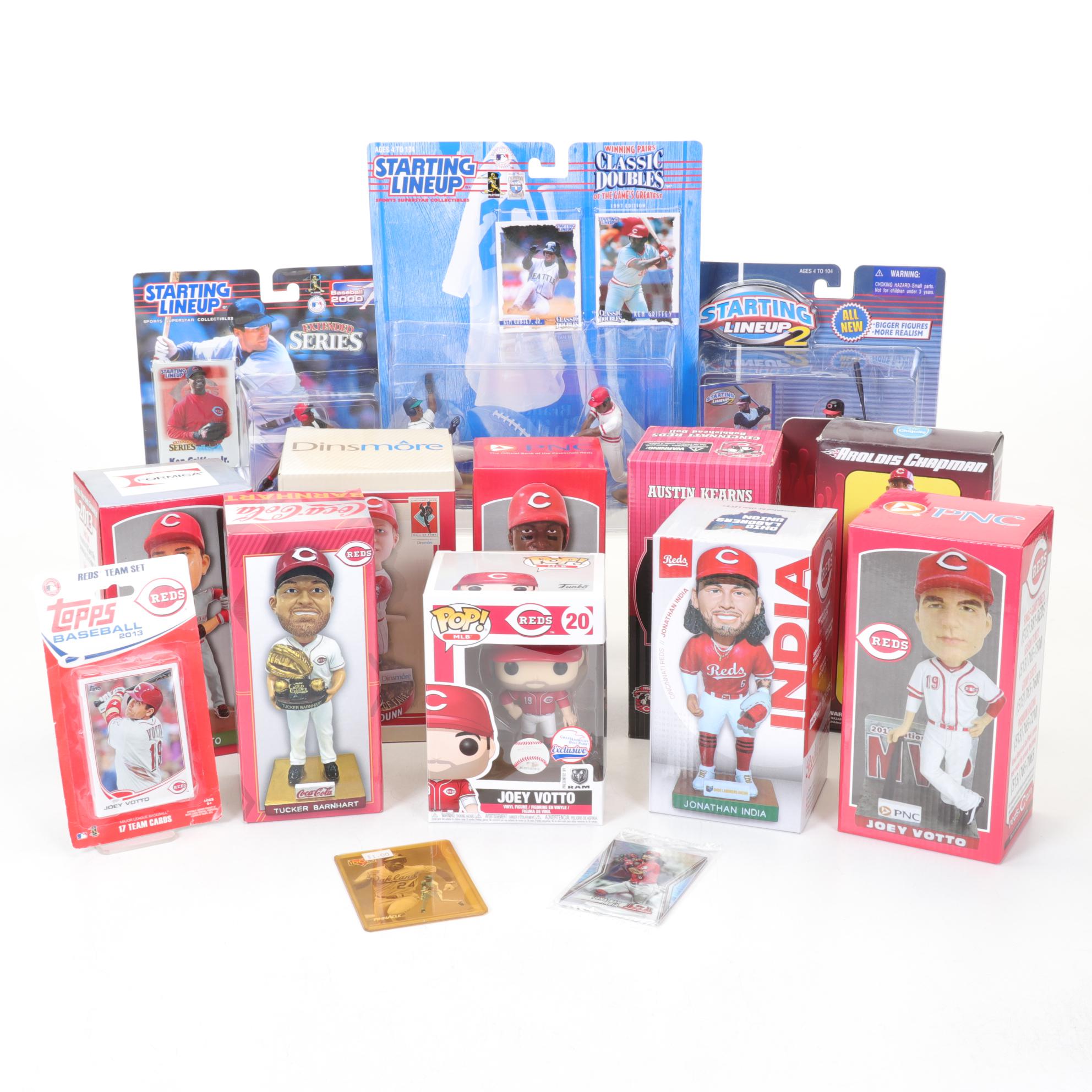 Cincinnati Reds Figurines with Ken Griffey, Jr., Joey Votto and More