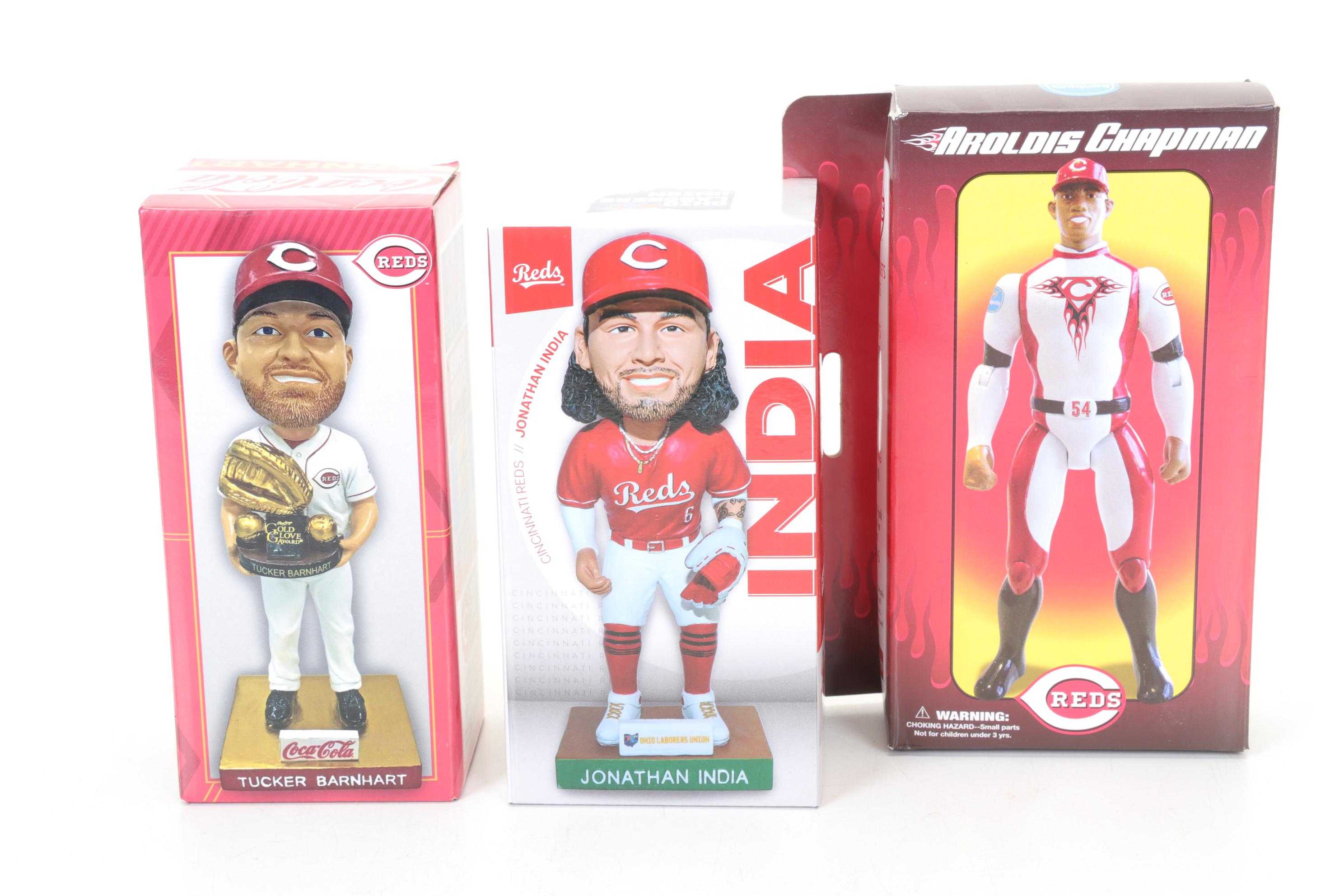 Cincinnati Reds Figurines with Ken Griffey, Jr., Joey Votto and More