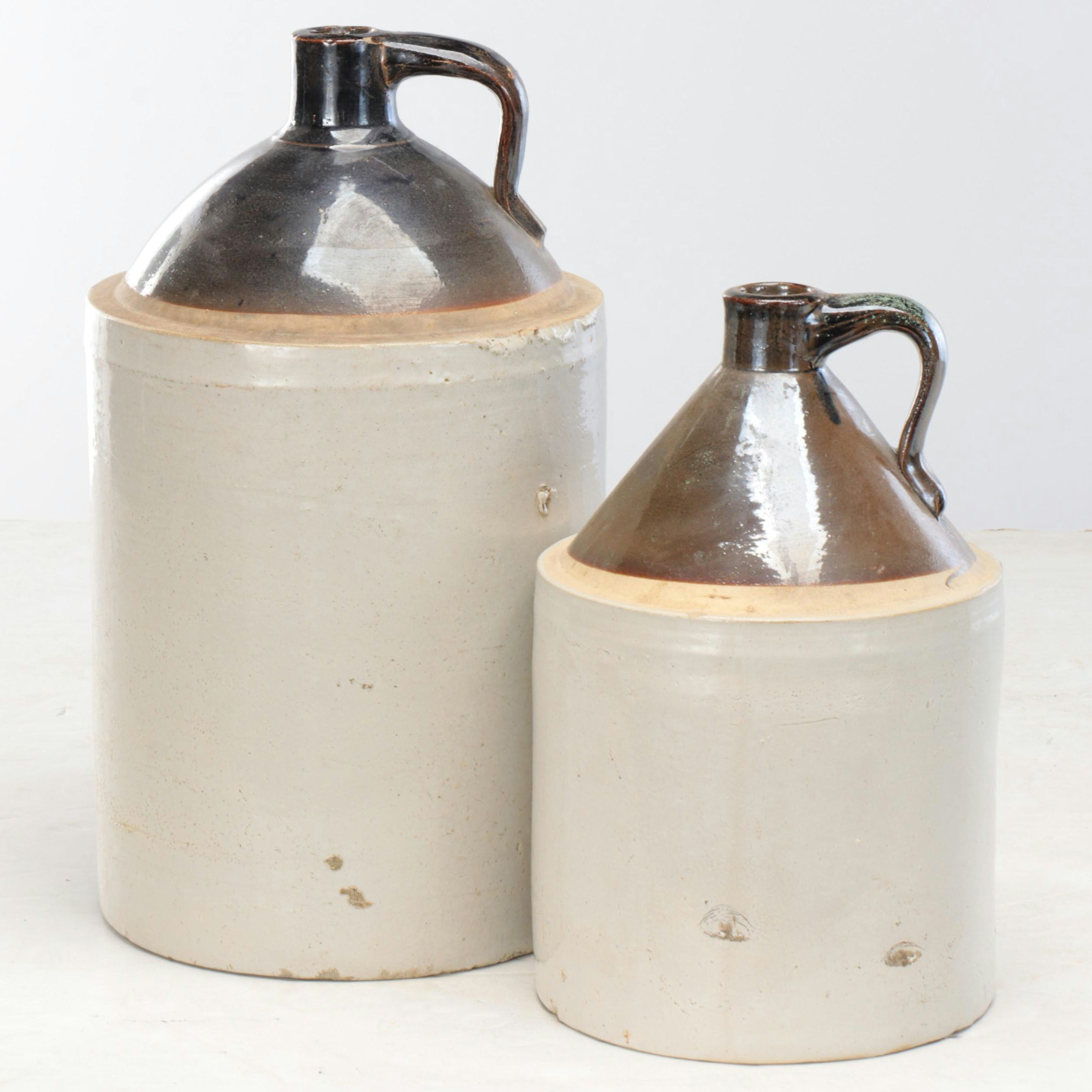 The Burley & Winter Pottery Co. and Other Two Tone Stoneware Jug
