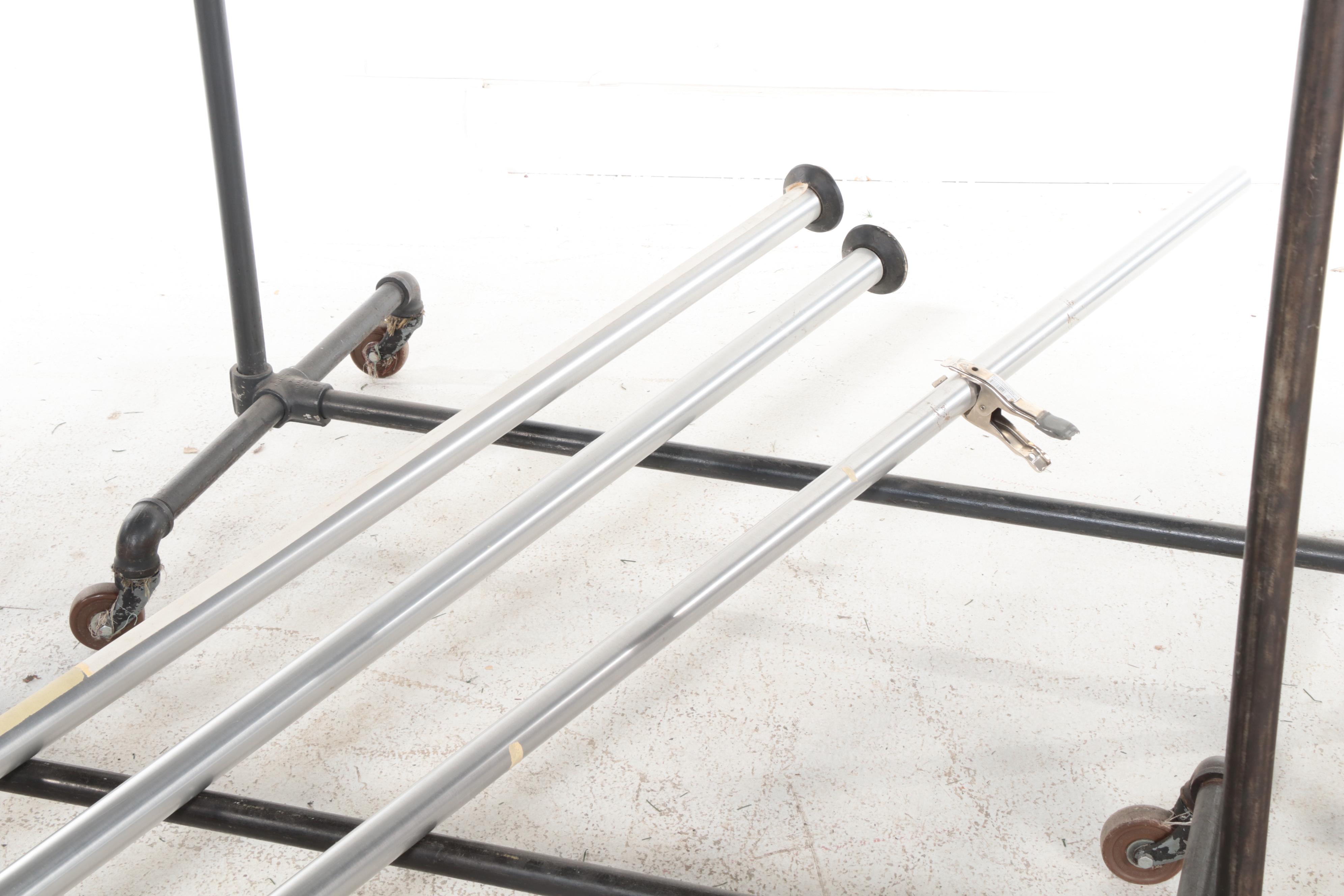 Rolling Fashion Racks and Display Bars