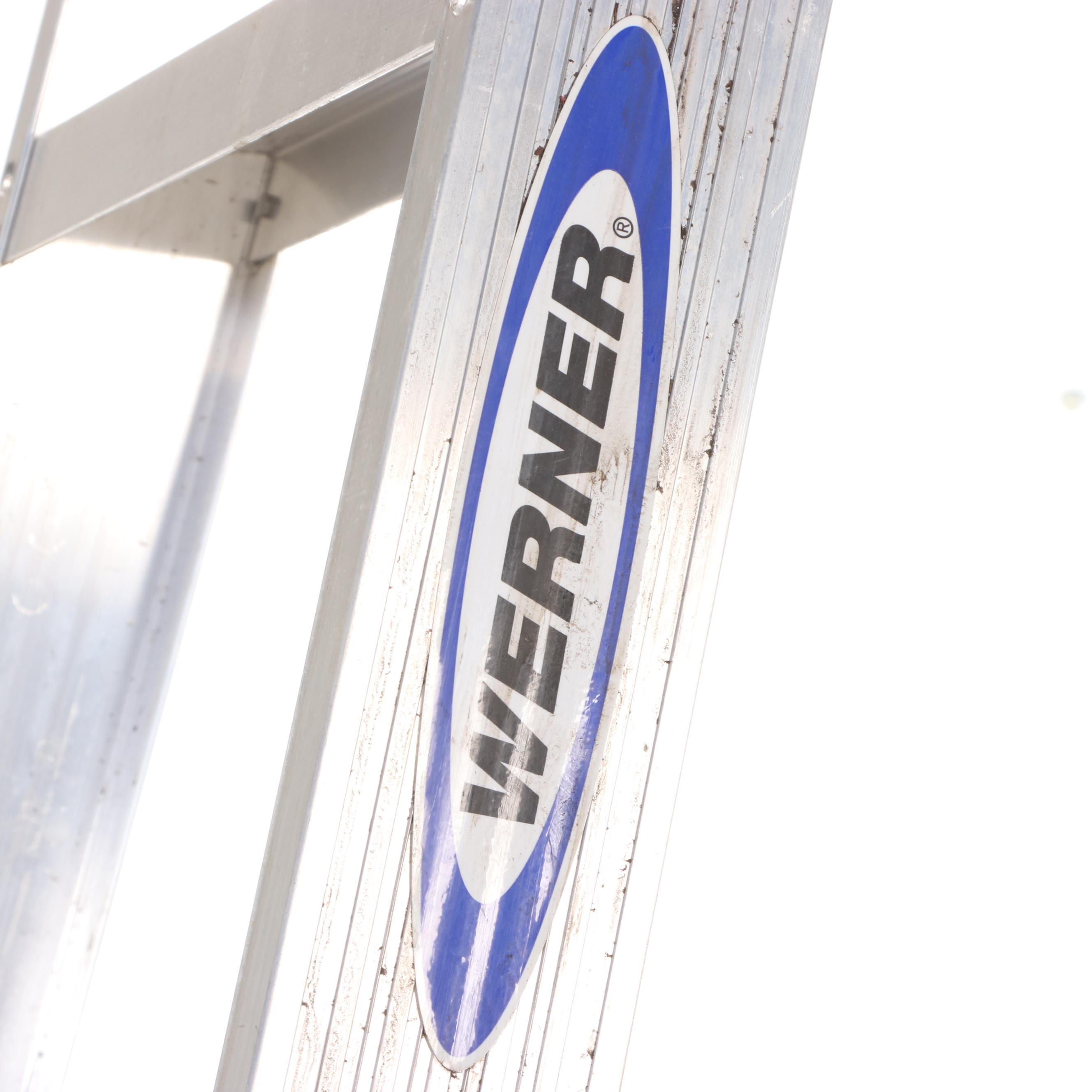 Werner 10' Aluminum Folding Step Ladder